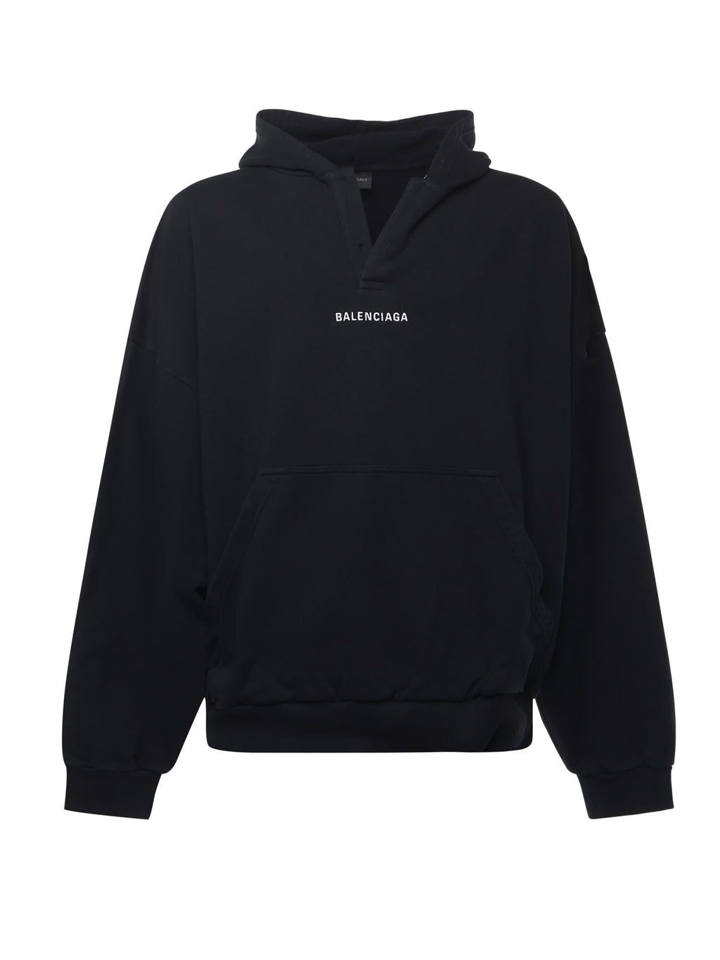 Оригінальна Hoodie Polo Balenciaga Back In Pile Dry Balenciaga – боковий вид