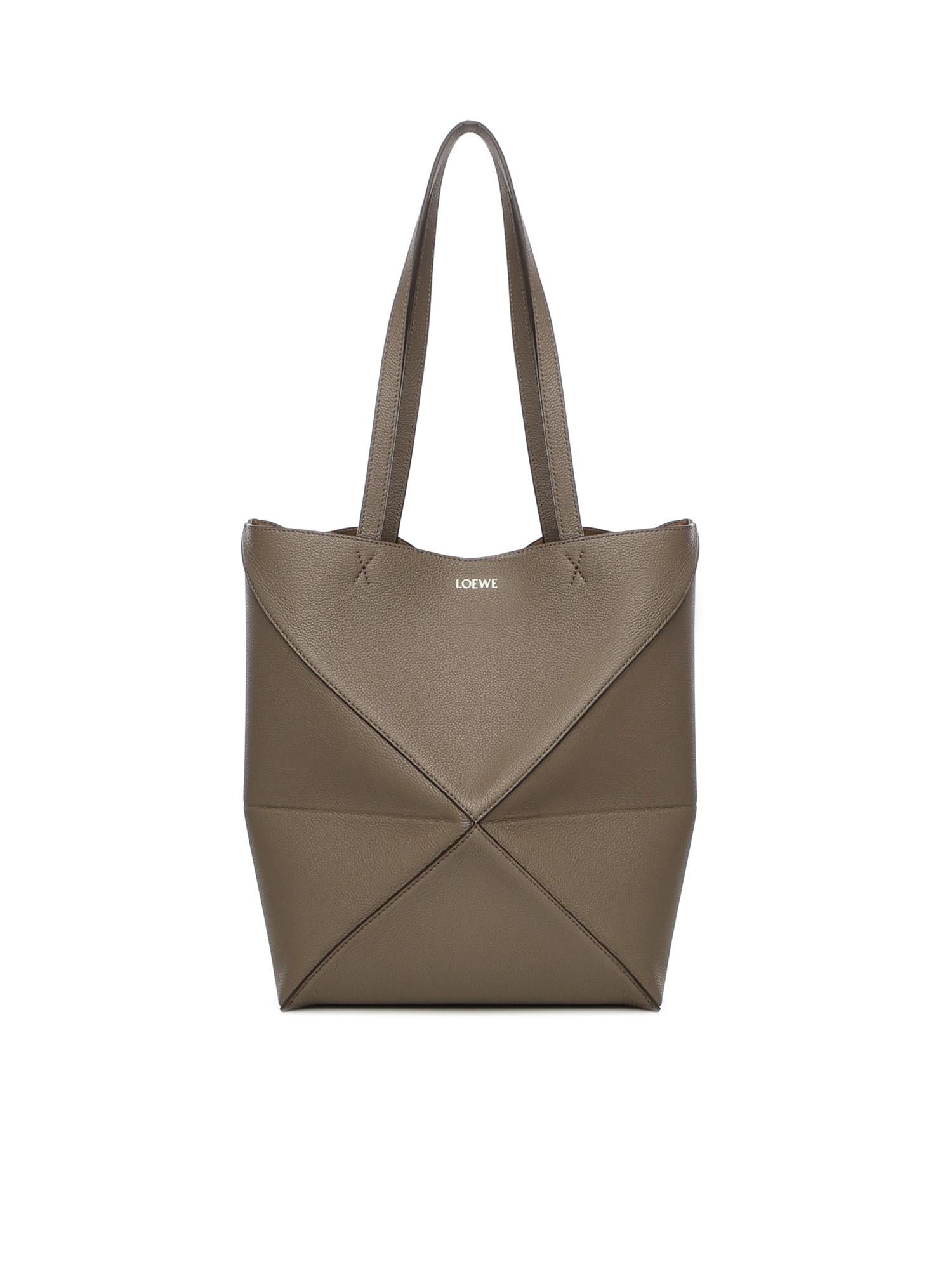 Borsa Puzzle Fold Tote Media Loewe оригінал – Купити в Україні – боковий вид