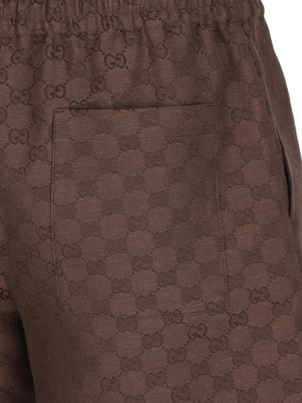 Shorts Gg In Misto Lino Gucci – Гарантія оригінальності – збільшений вид