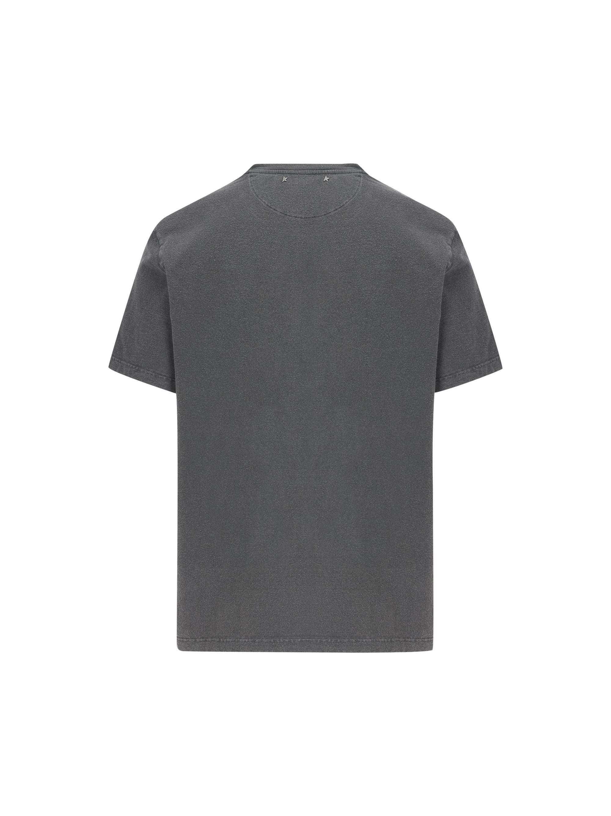 Оригінальна Cotton T Shirt Golden goose – вид ззаду