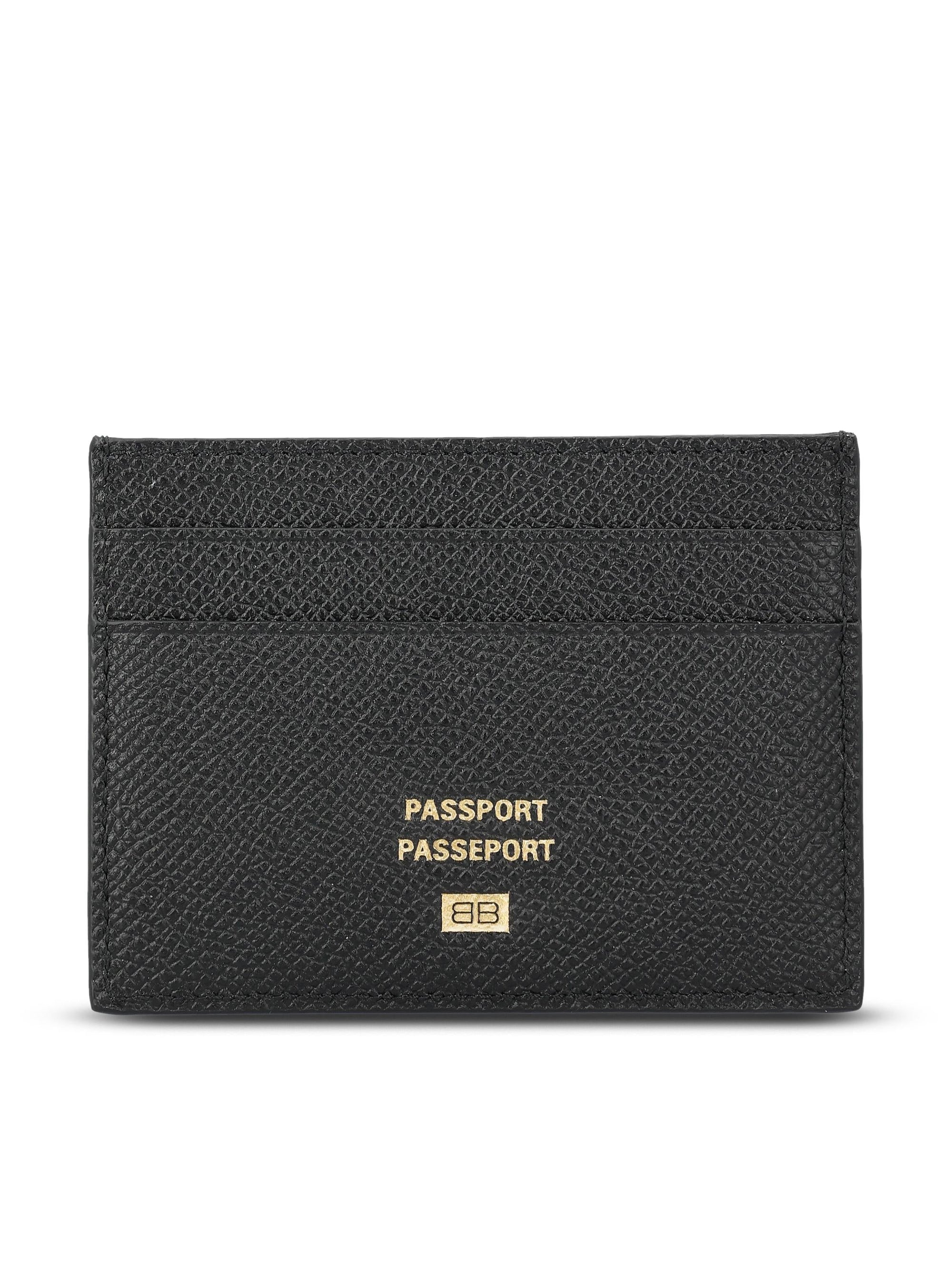 Оригінальна Leather Cardholder Balenciaga – вид ззаду
