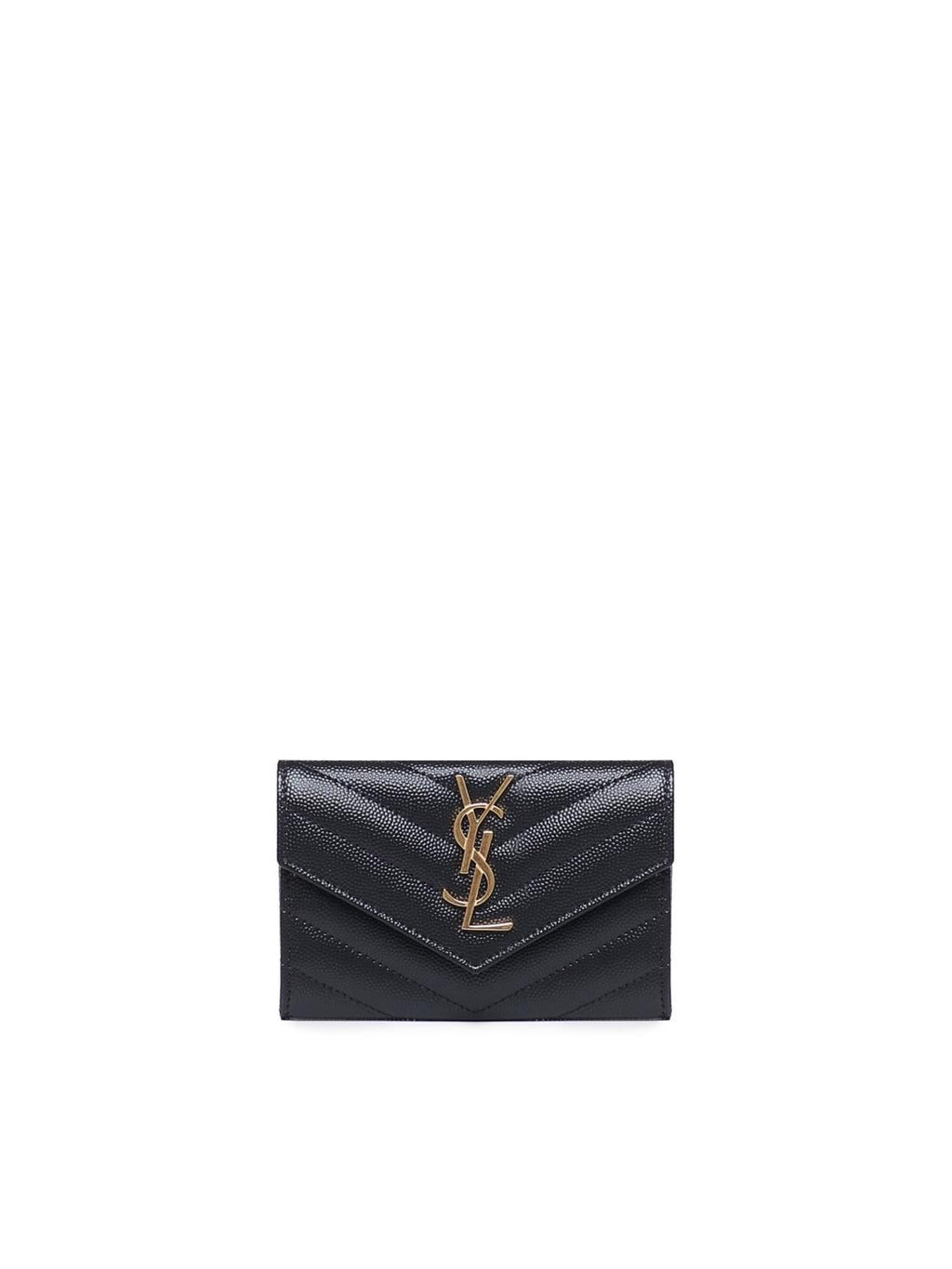 Оригінальна Portafogli Envelope In Grain De Poudre Saint laurent – боковий вид