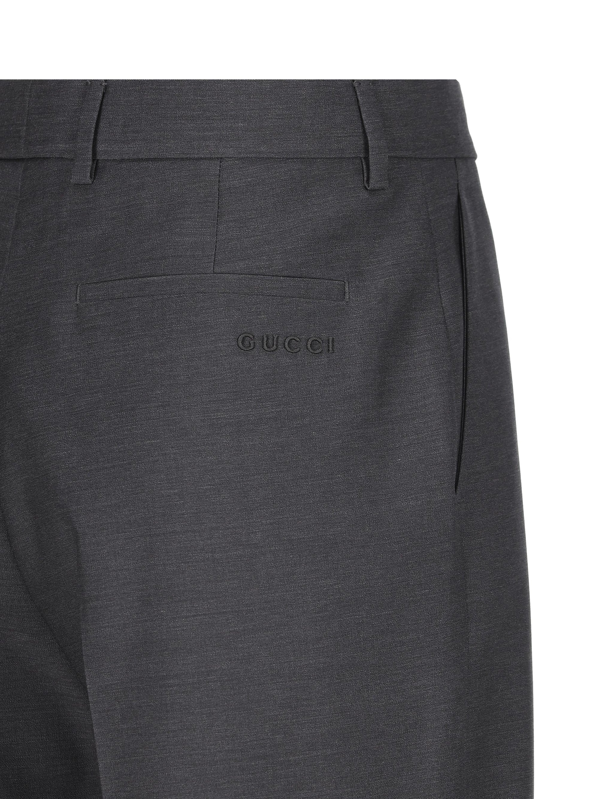 Wool Trousers Gucci – Гарантія оригінальності – детальний вид