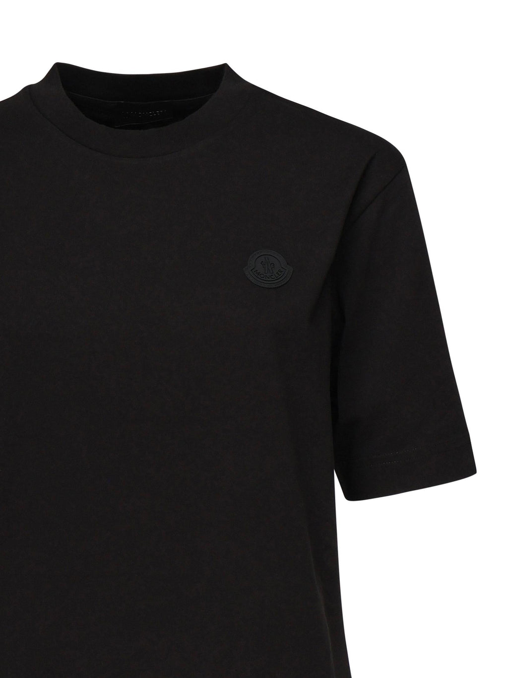 Оригінальна T-Shirt Con Patch Logato In Silicone Moncler – вид ззаду