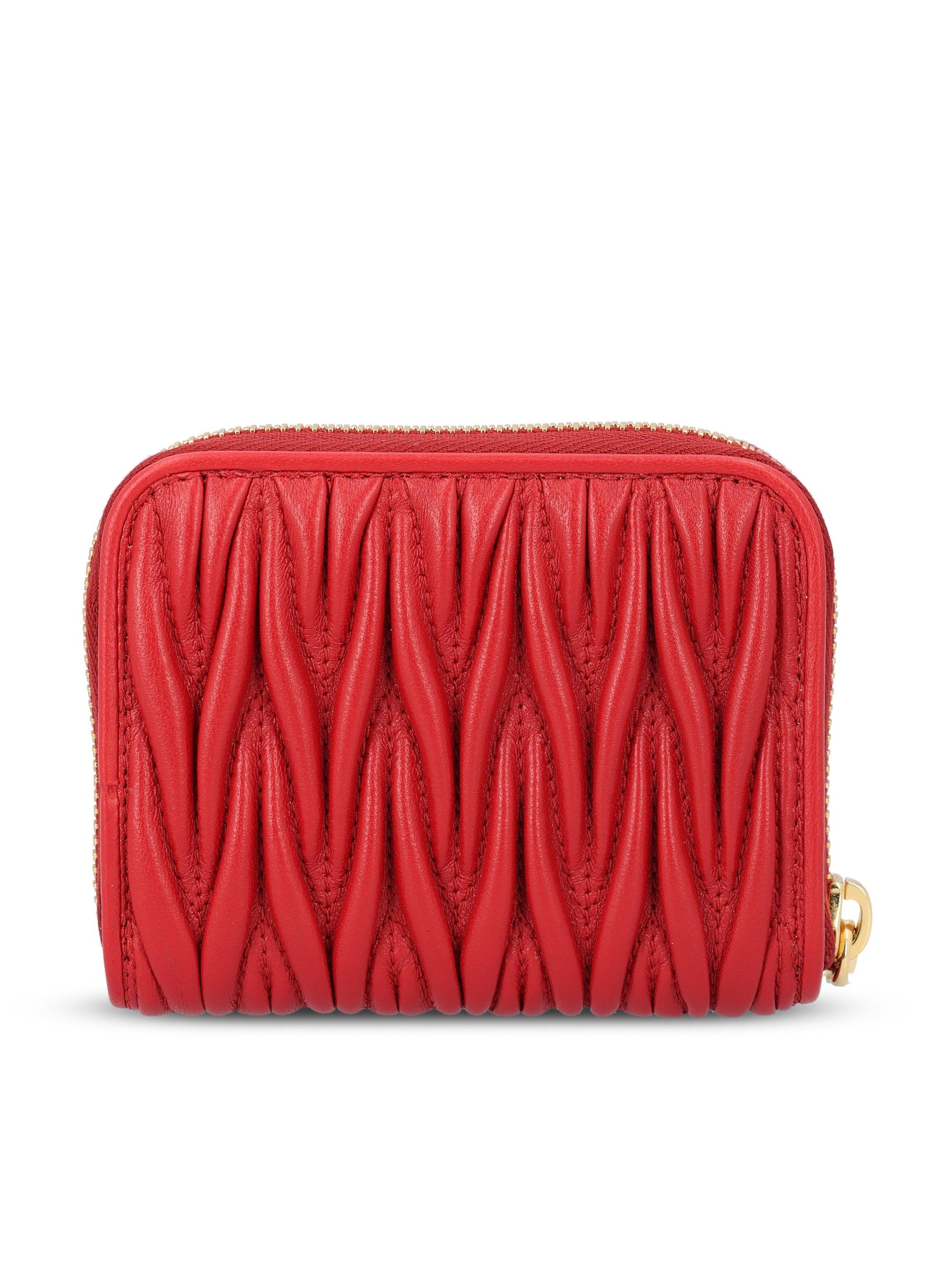 Leather Cardholder Miu miu оригінал – Купити в Україні – вид ззаду