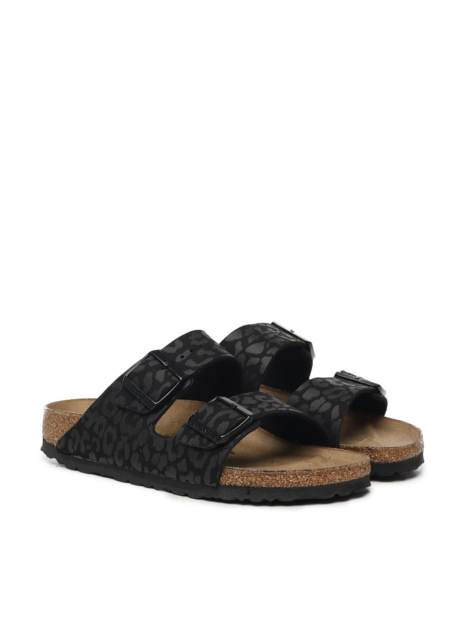 Sandali Arizona Con Stampa Leo Birkenstock оригінал – Купити в Україні – вид ззаду - BIRKENSTOCK