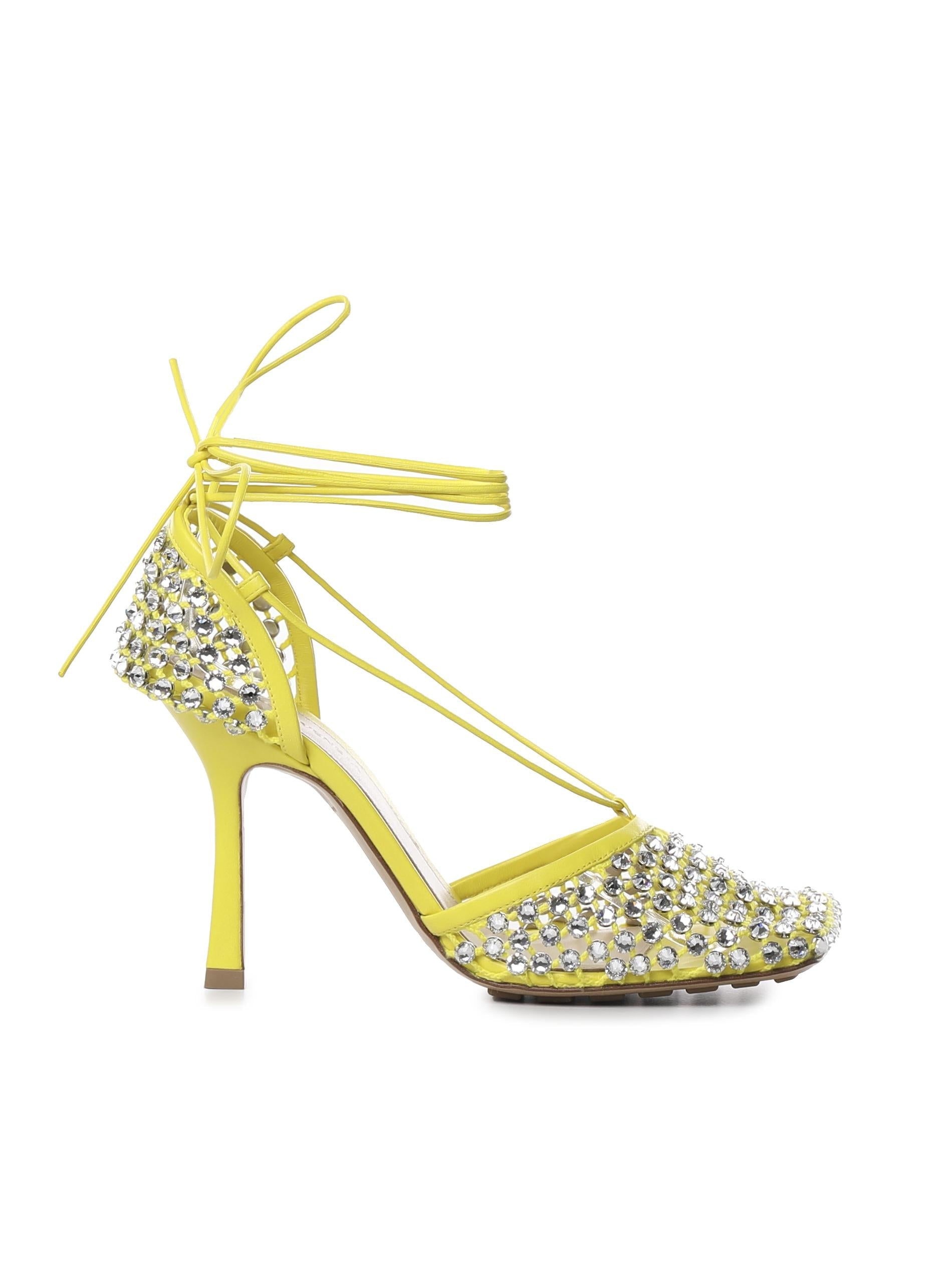 Sandali Stringati Stretch Bottega veneta – Гарантія оригінальності – боковий вид