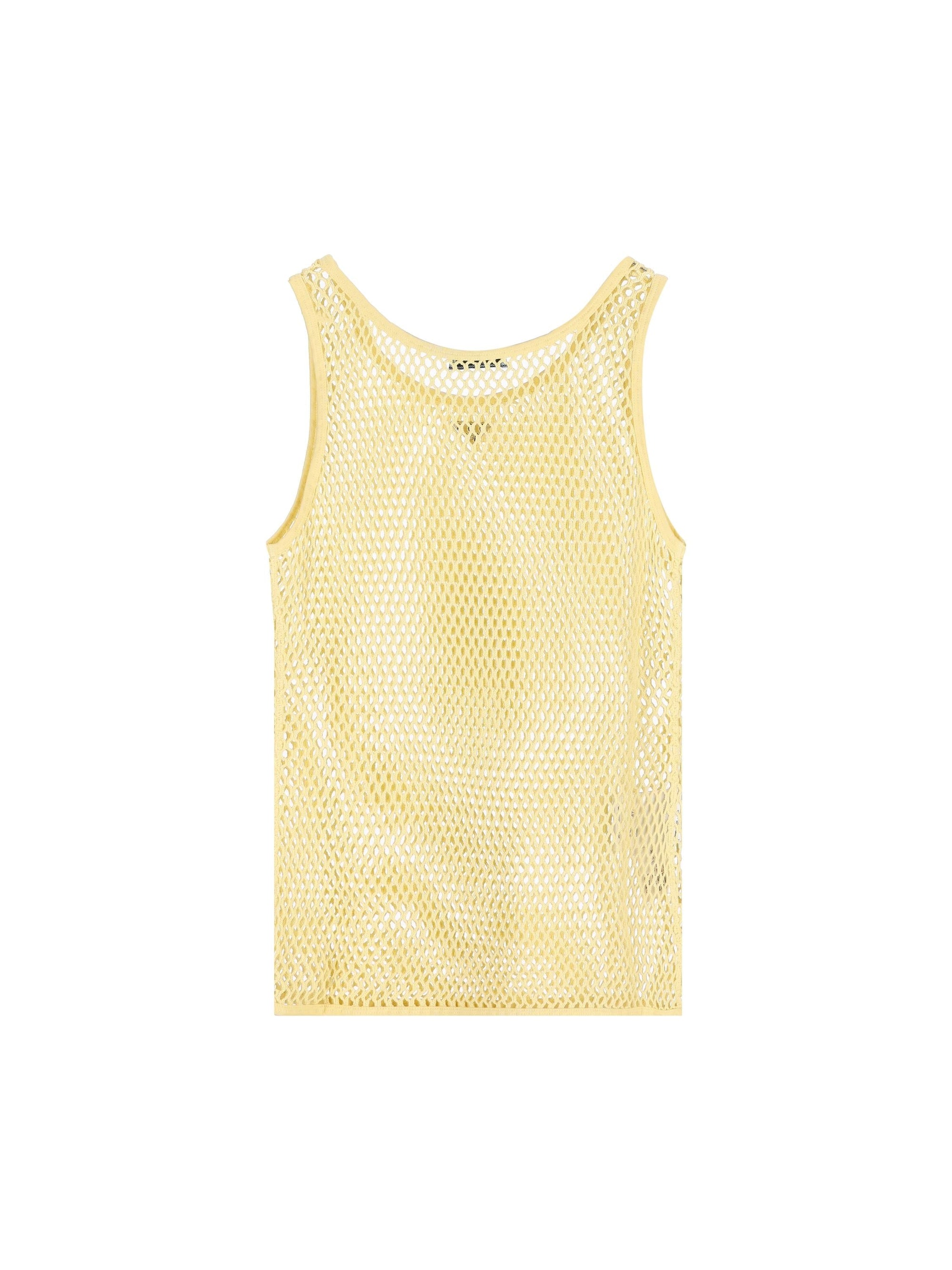 Cotton Mesh Sleeveless Top Prada оригінал – Купити в Україні – вид ззаду
