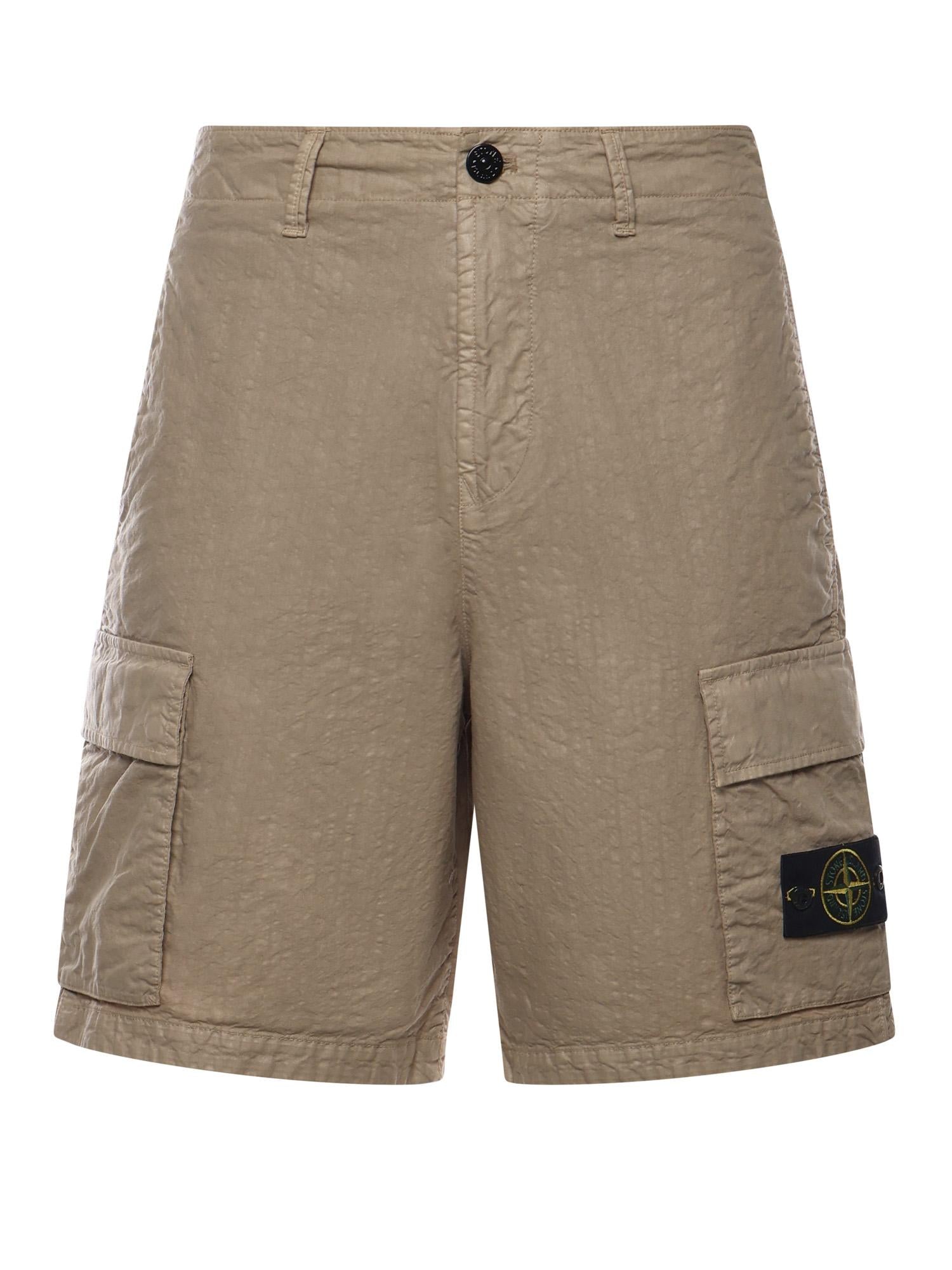 Bermuda Cargo In Nylon Stone island – Гарантія оригінальності – боковий вид