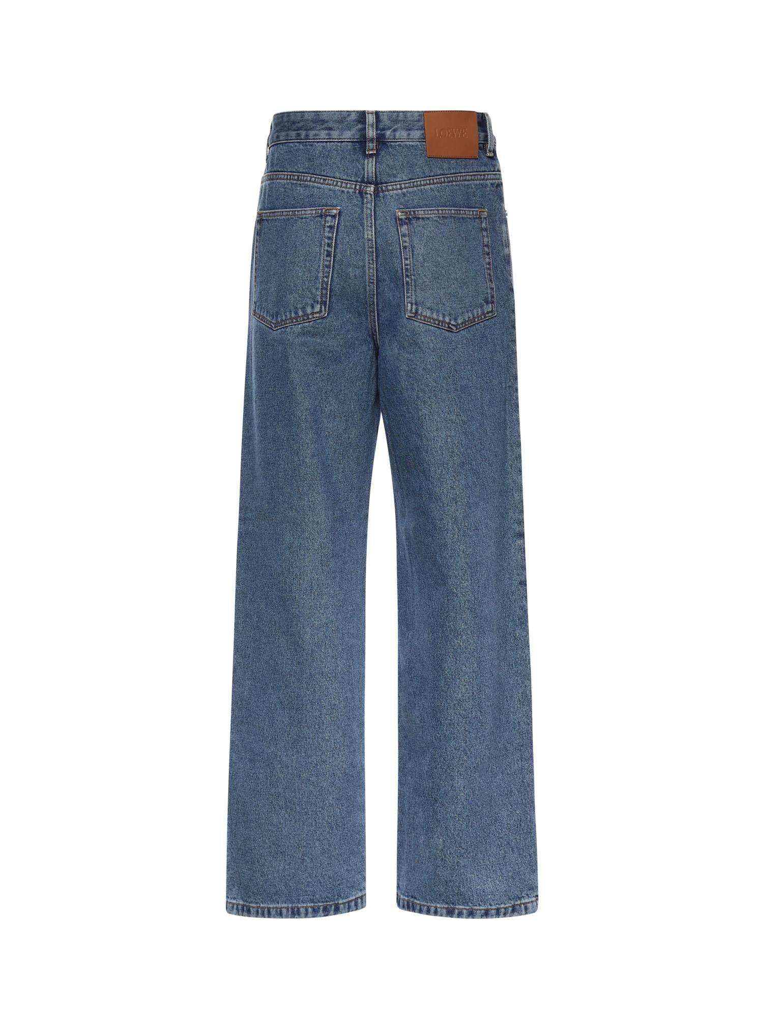 Jeans Anagram In Denim Loewe – Гарантія оригінальності – детальний вид