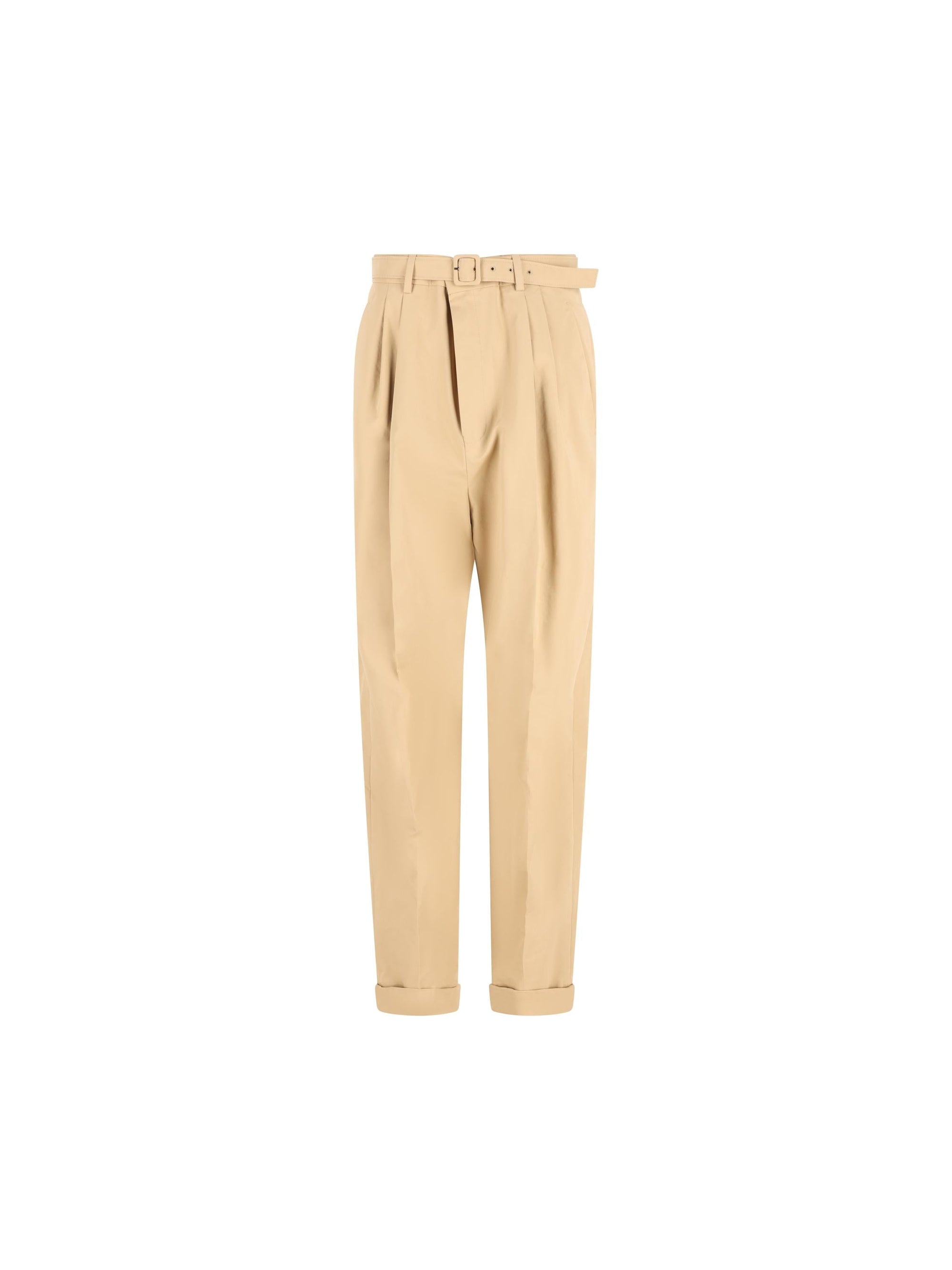 Gabardine Trousers Saint laurent – Гарантія оригінальності – боковий вид