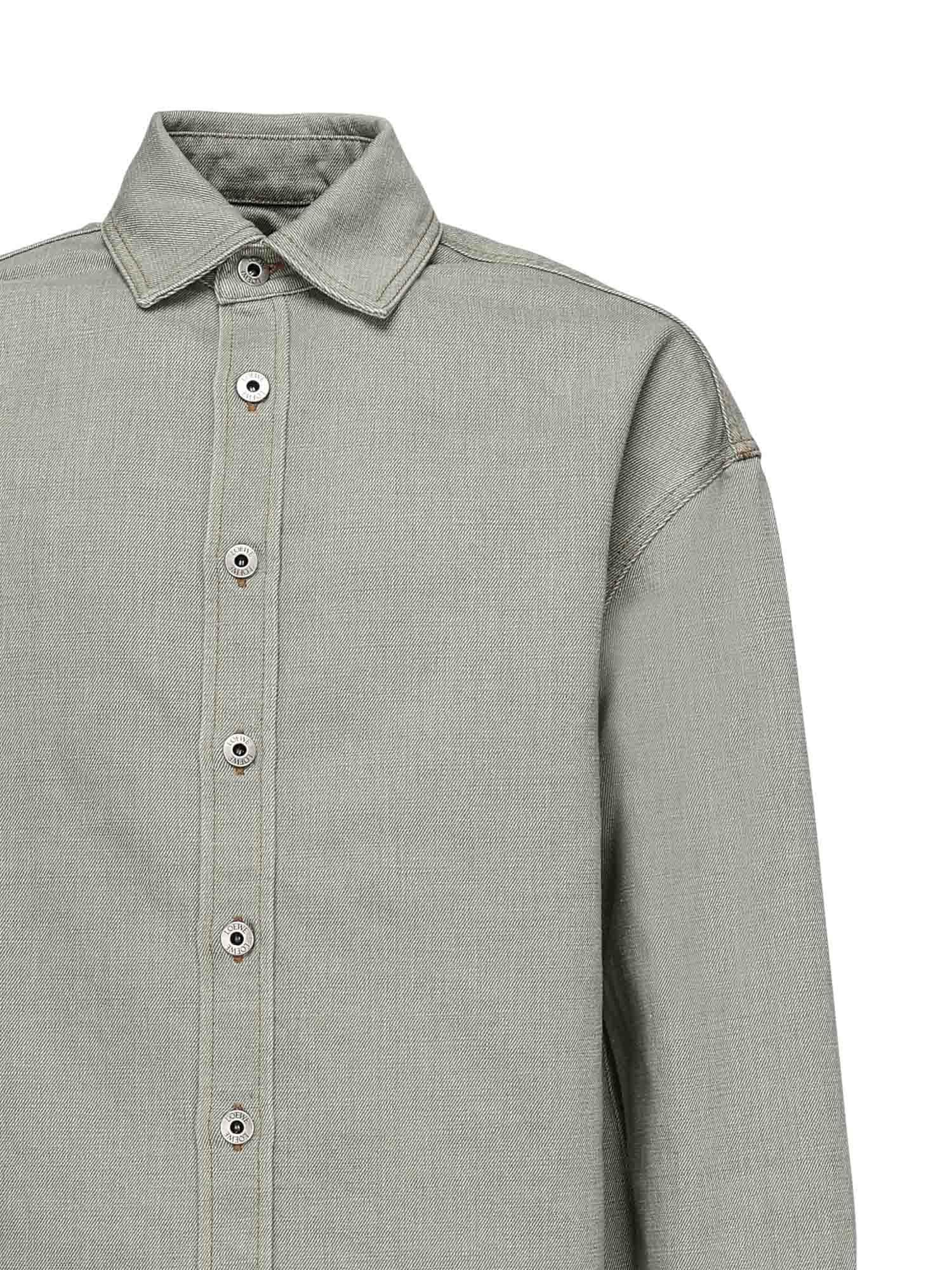 Camicia In Denim Loewe оригінал – Купити в Україні – вид ззаду