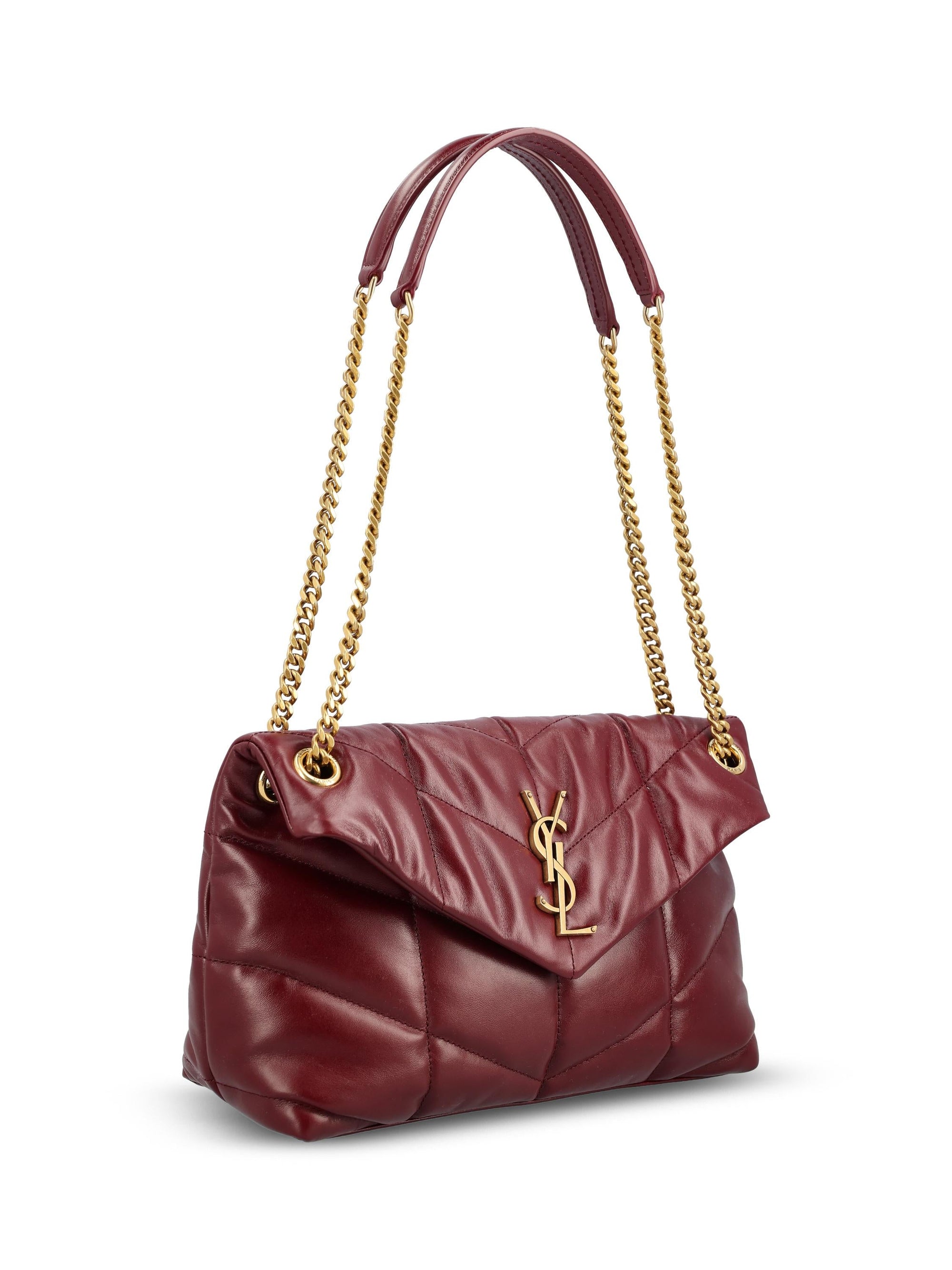 Оригінальна Small Puffer Leather Bag Saint laurent – детальний вид