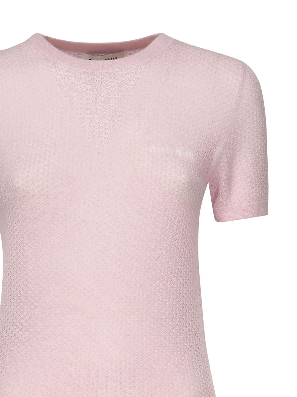 Maglia In Cashmere Con Logo Miu miu – Гарантія оригінальності – вид ззаду
