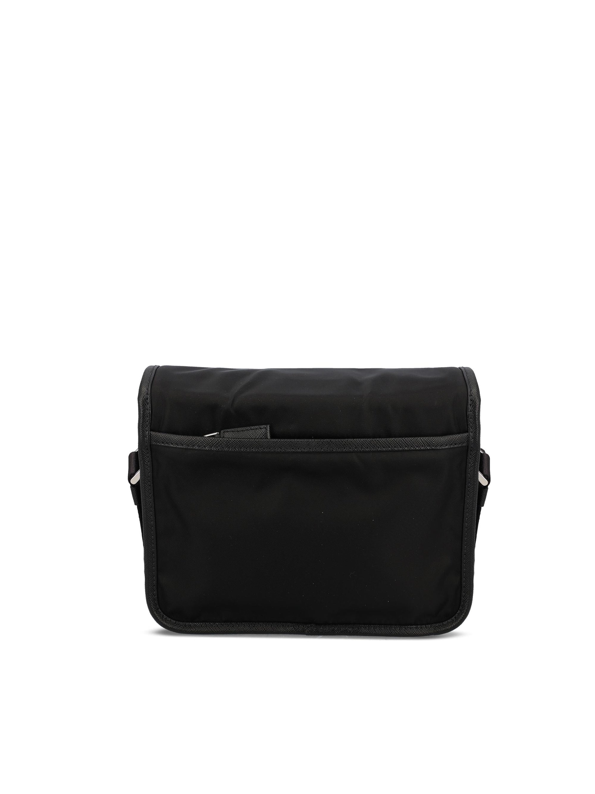 Crossbody Bag In Re Nylon And Saffiano Leather Prada – Гарантія оригінальності – вид ззаду