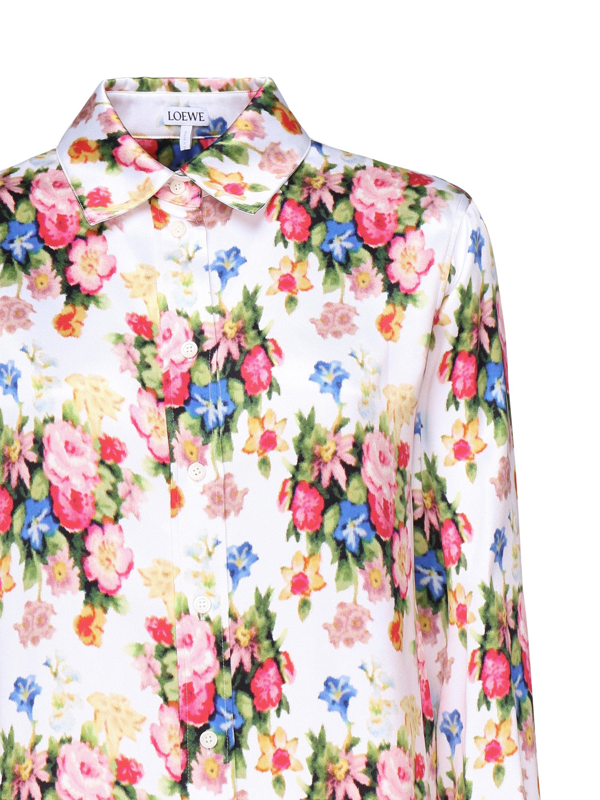 Camicia In Raso DI Seta Loewe оригінал – Купити в Україні – вид ззаду