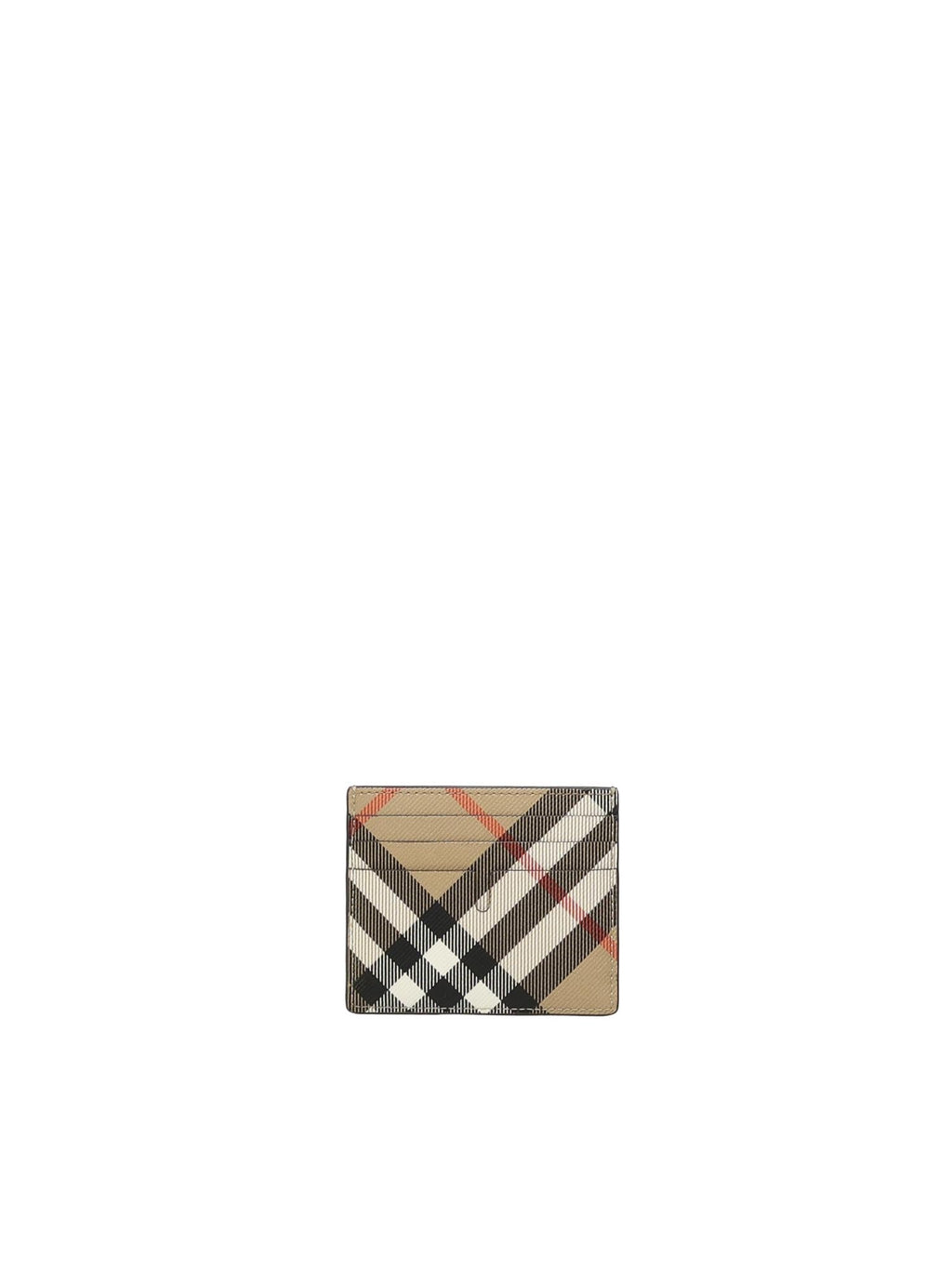 Оригінальна Porta Carte DI Credito Check Burberry – боковий вид