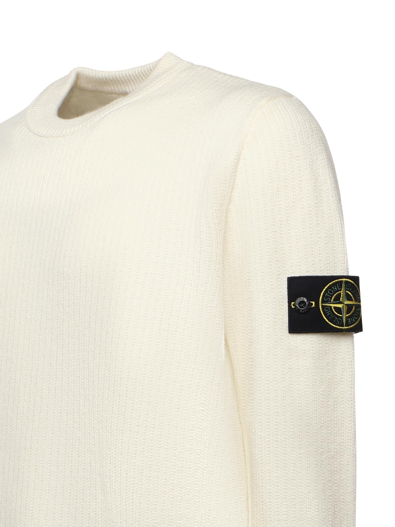 Оригінальна Maglione Con Bordi A Costine Stone island – вид ззаду