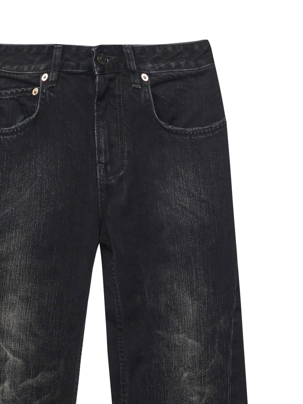 Оригінальна Jeans A Gamba Ampia In Denim Balenciaga – вид ззаду