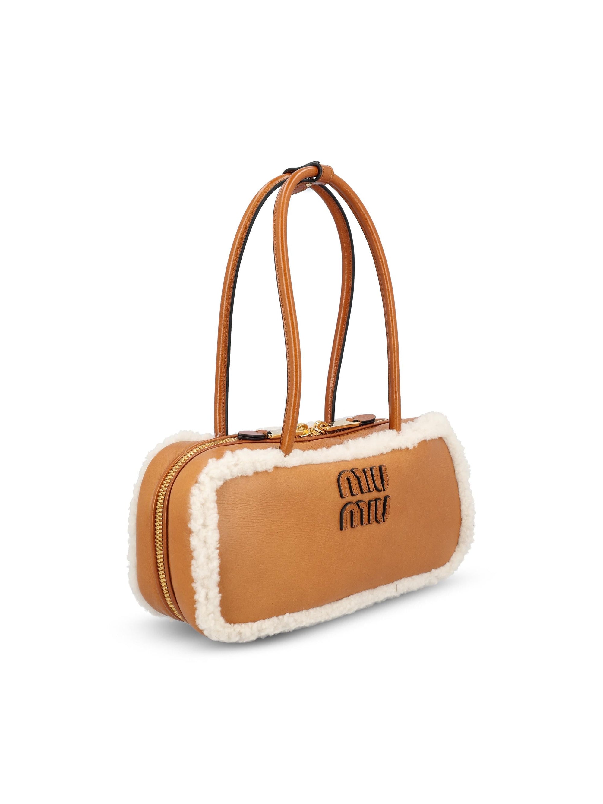 Arcadie Leather Bag Miu miu – Гарантія оригінальності – детальний вид
