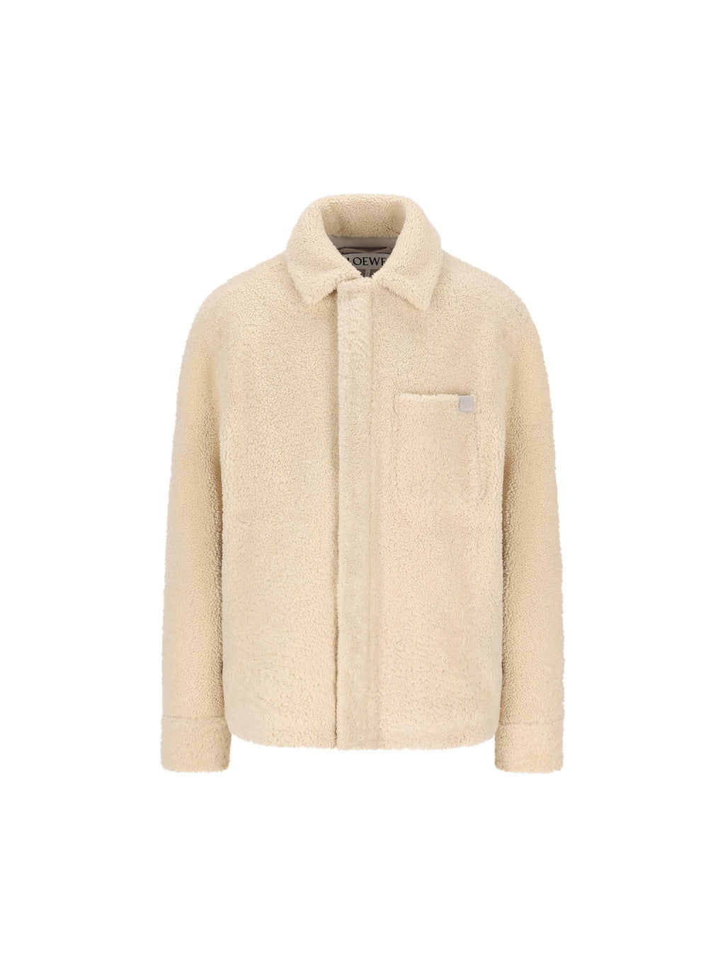 Оригінальна Shearling Shirt Jacket Loewe – боковий вид