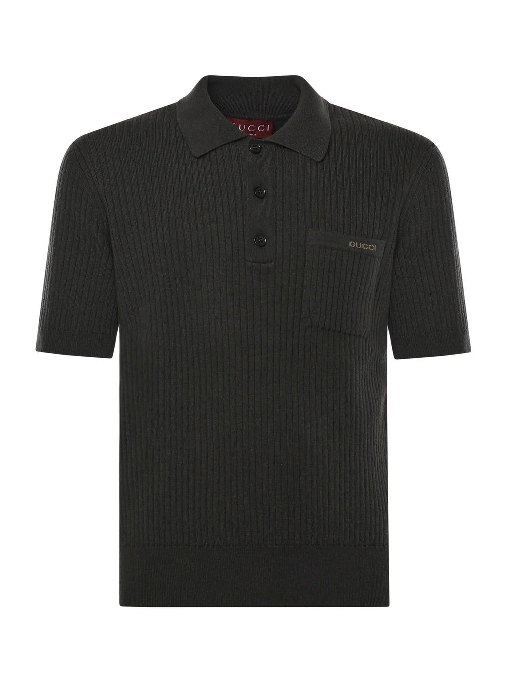 Polo In Maglia DI Lana E Cashmere A Coste Gucci оригінал – Купити в Україні – боковий вид