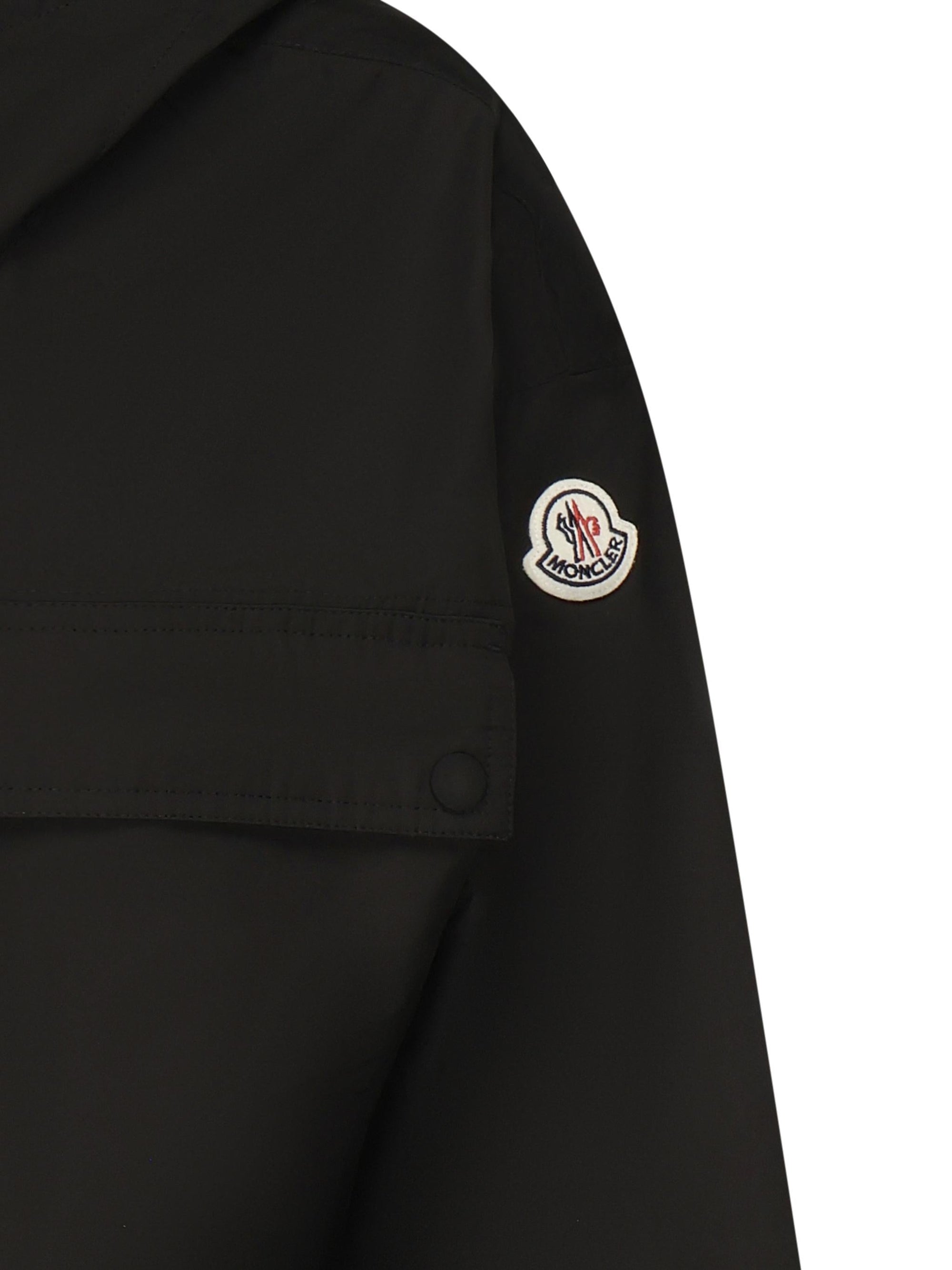 Оригінальна Parka Sauvan Con Cappuccio Moncler – вид ззаду