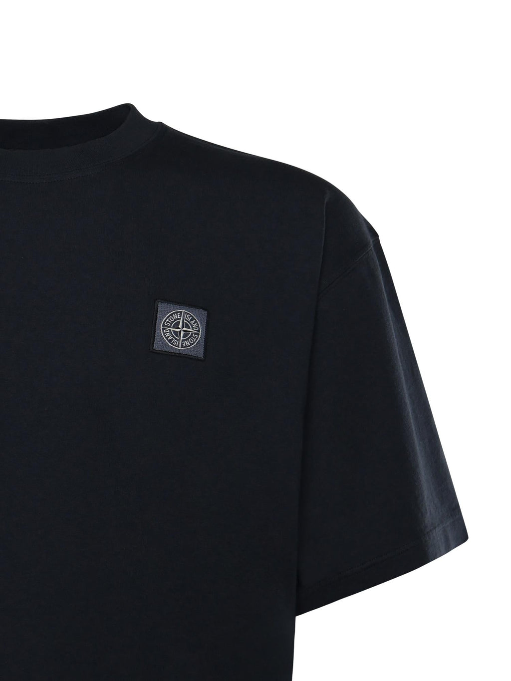 Оригінальна T-Shirt Con Patch Compass In Jersey DI Cotone Stone island – вид ззаду