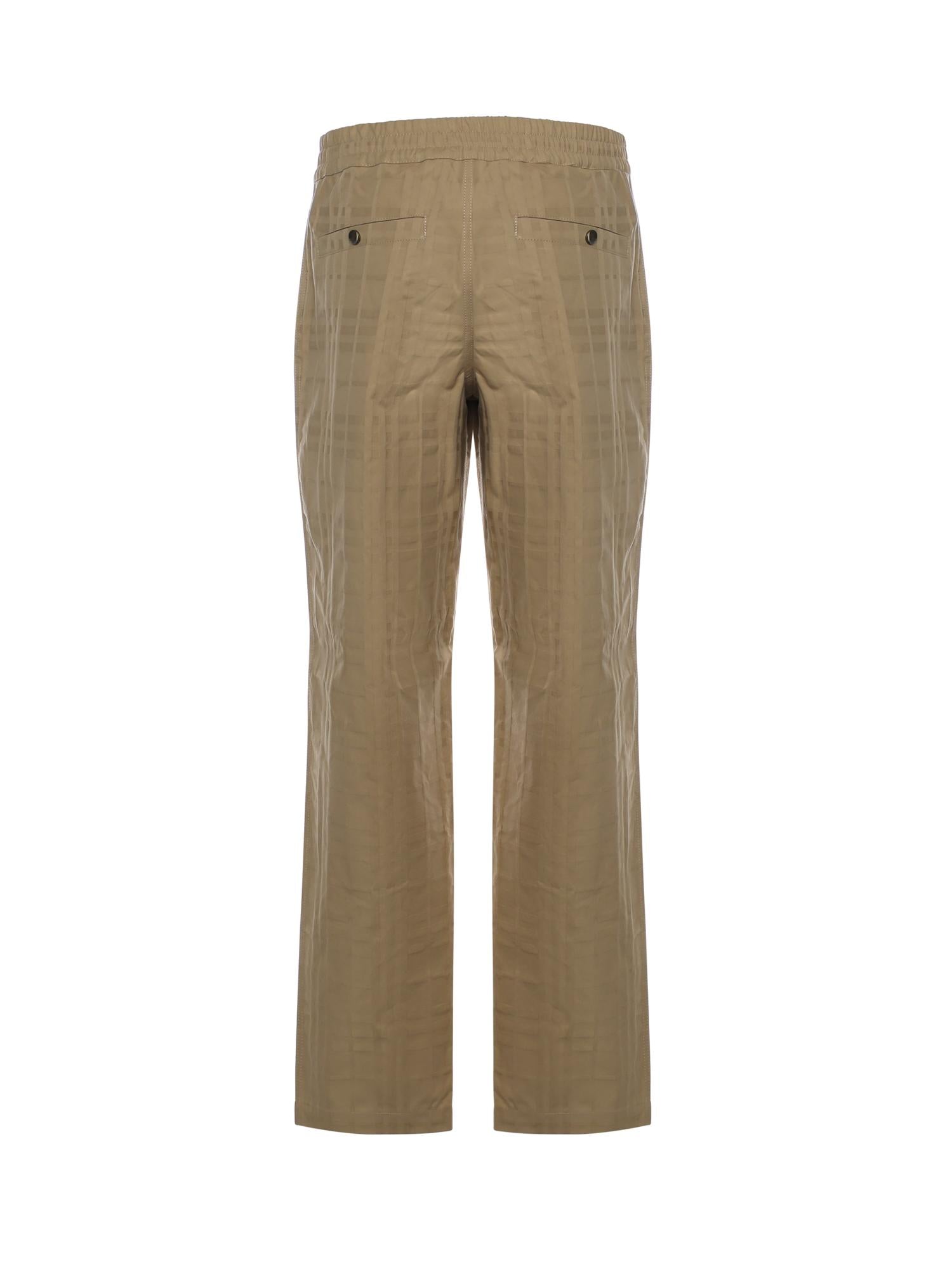 Pantaloni In Cotone Check Burberry оригінал – Купити в Україні – детальний вид