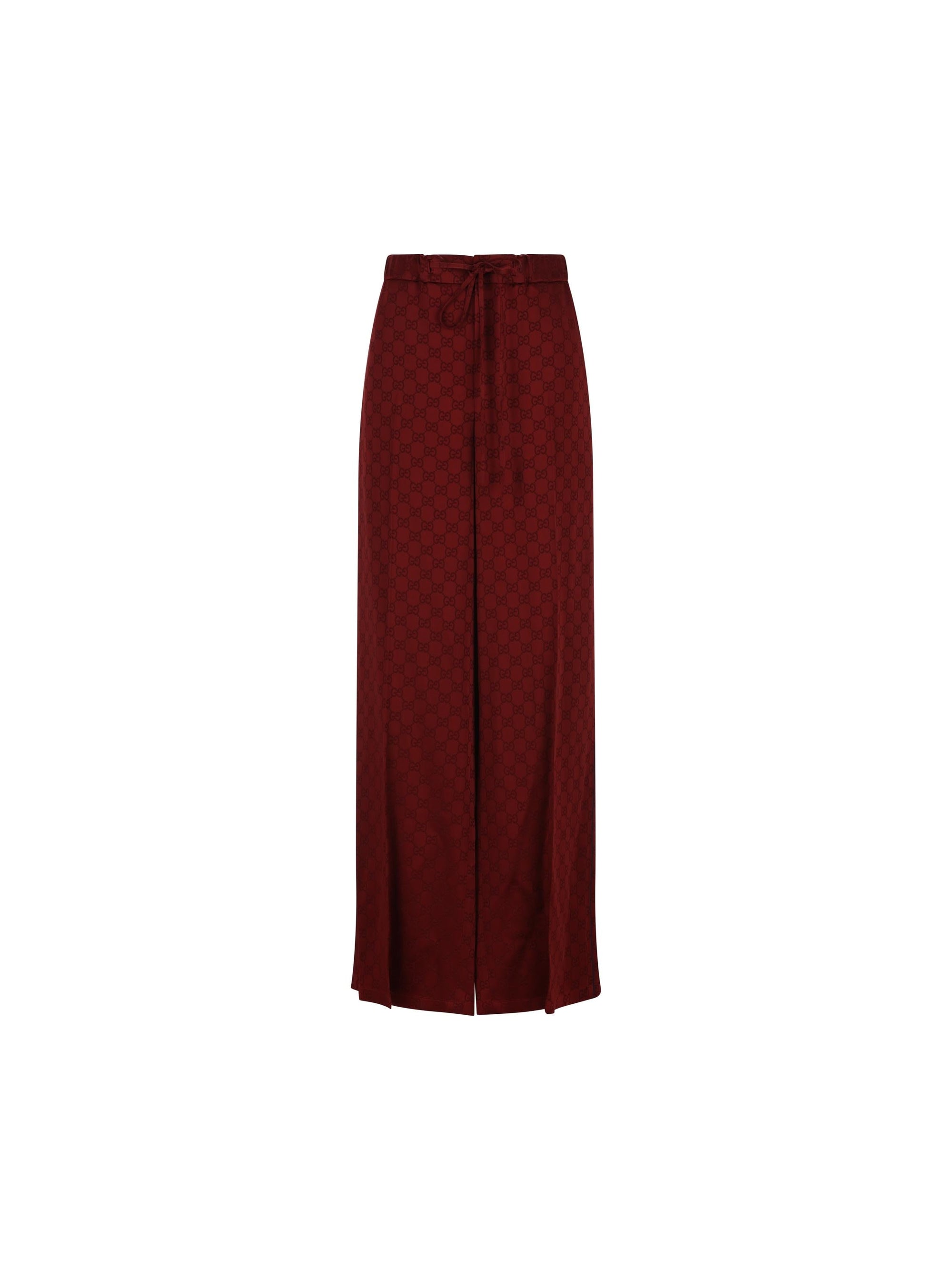 Satin Trousers Gg Gucci – Гарантія оригінальності – боковий вид