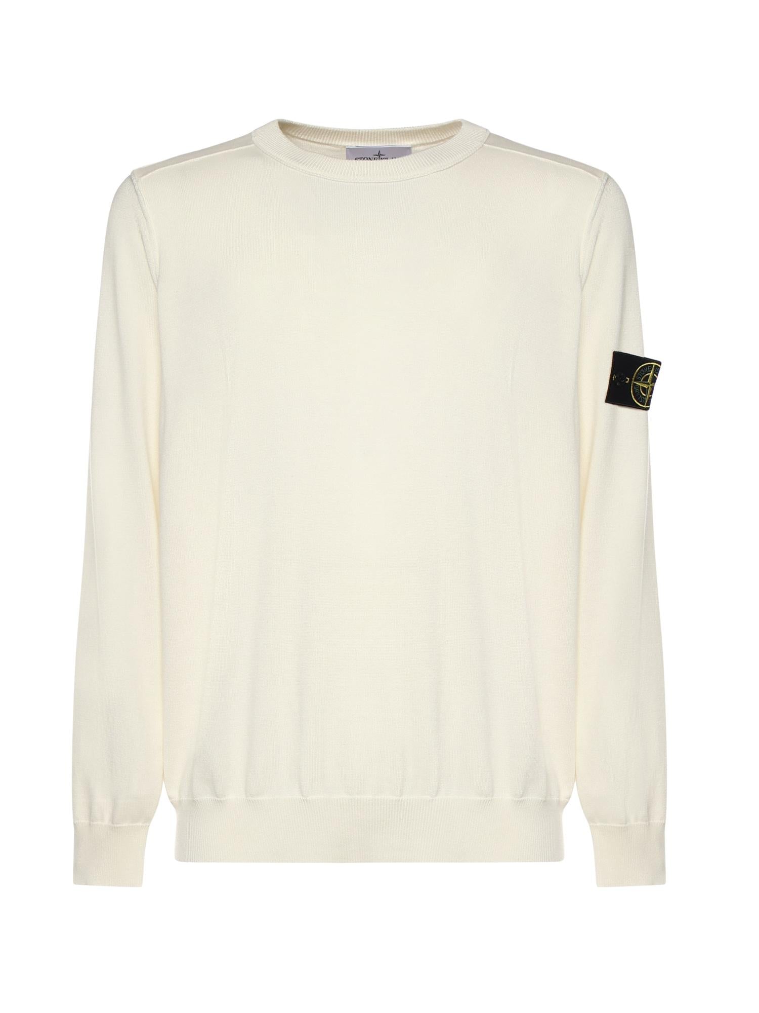 Оригінальна Maglione In Cotone Con Logo Stone island – боковий вид