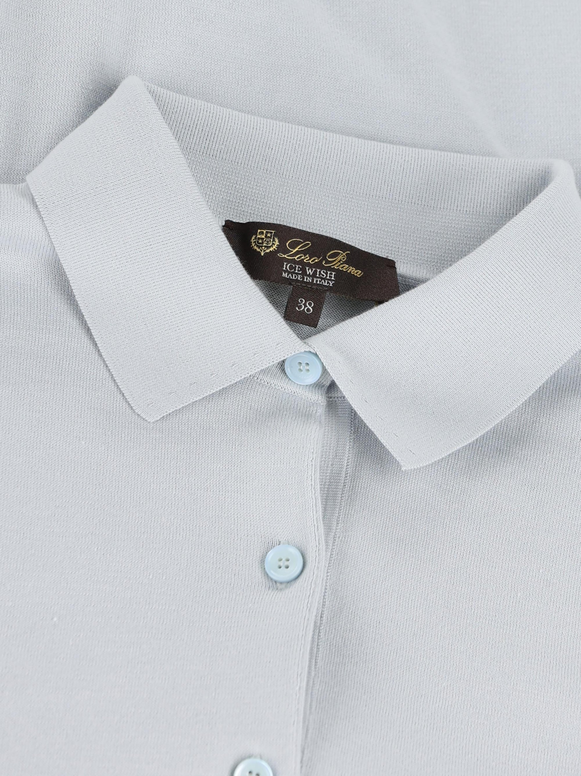 Cotton Polo Loro piana – Гарантія оригінальності – детальний вид