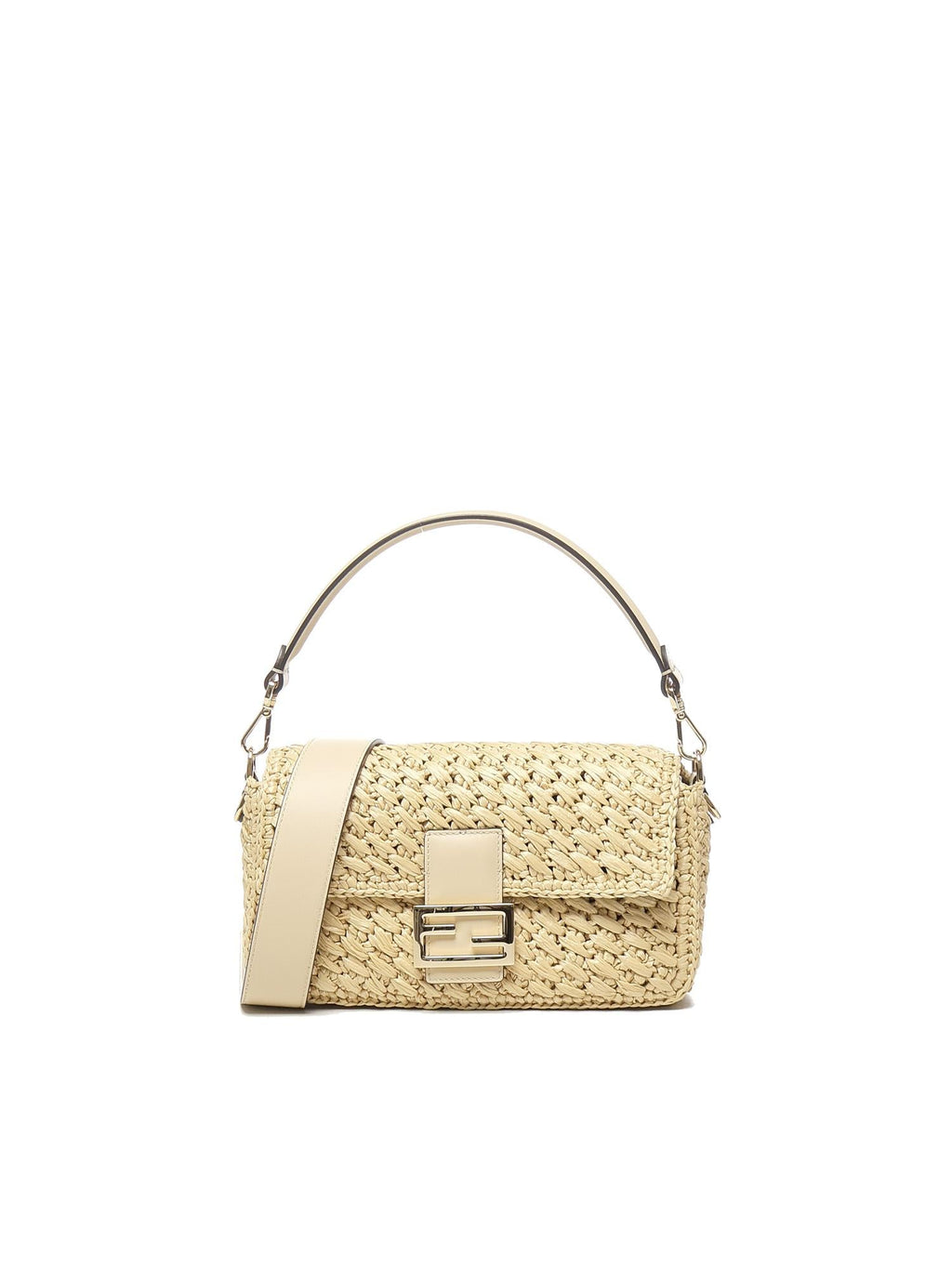 Borsa Baguette In Fibra DI Viscosa Crochet Fendi оригінал – Купити в Україні – боковий вид