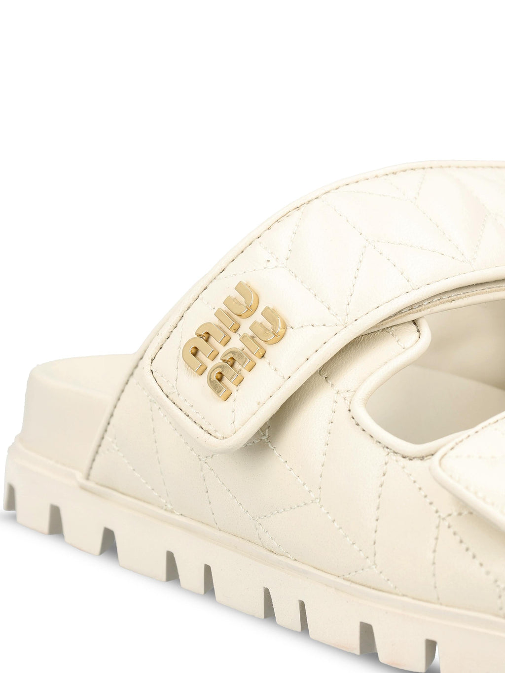Matelassé Leather Sandals Miu miu – Гарантія оригінальності – збільшений вид