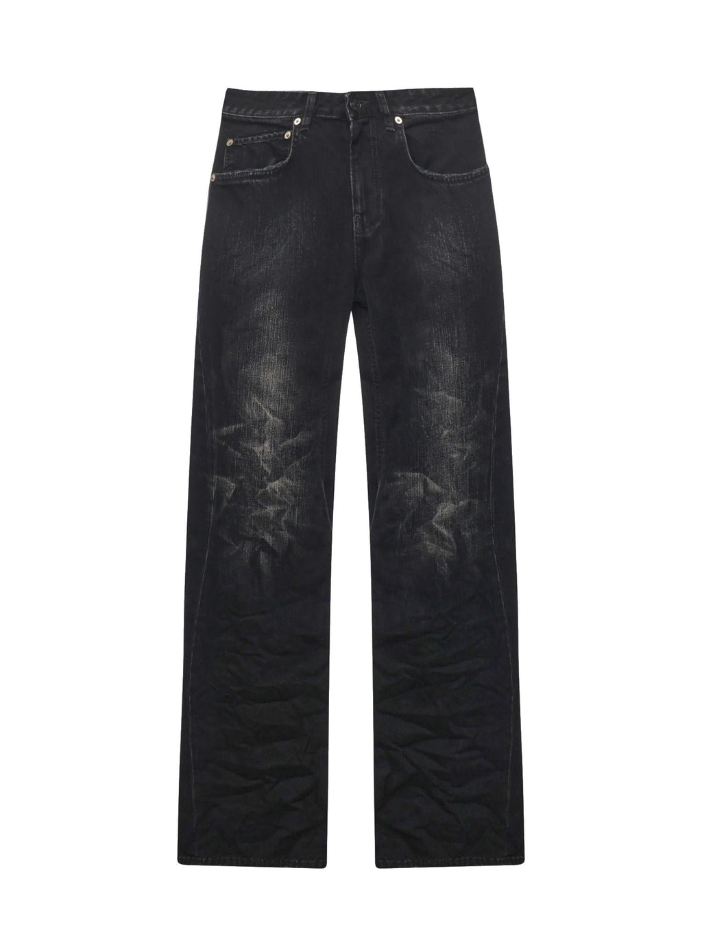 Оригінальна Jeans A Gamba Ampia In Denim Balenciaga – боковий вид