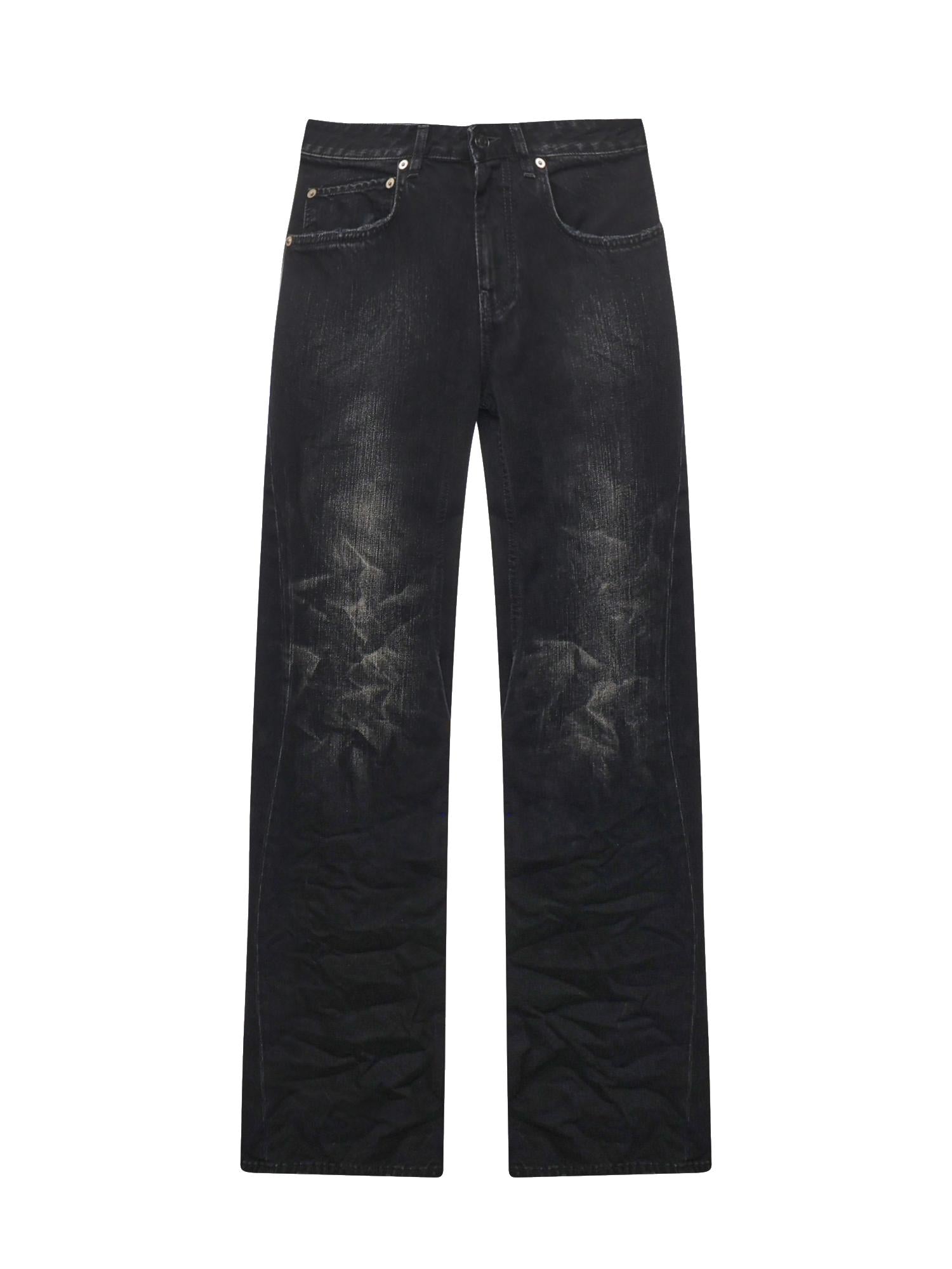 Оригінальна Jeans A Gamba Ampia In Denim Balenciaga – боковий вид