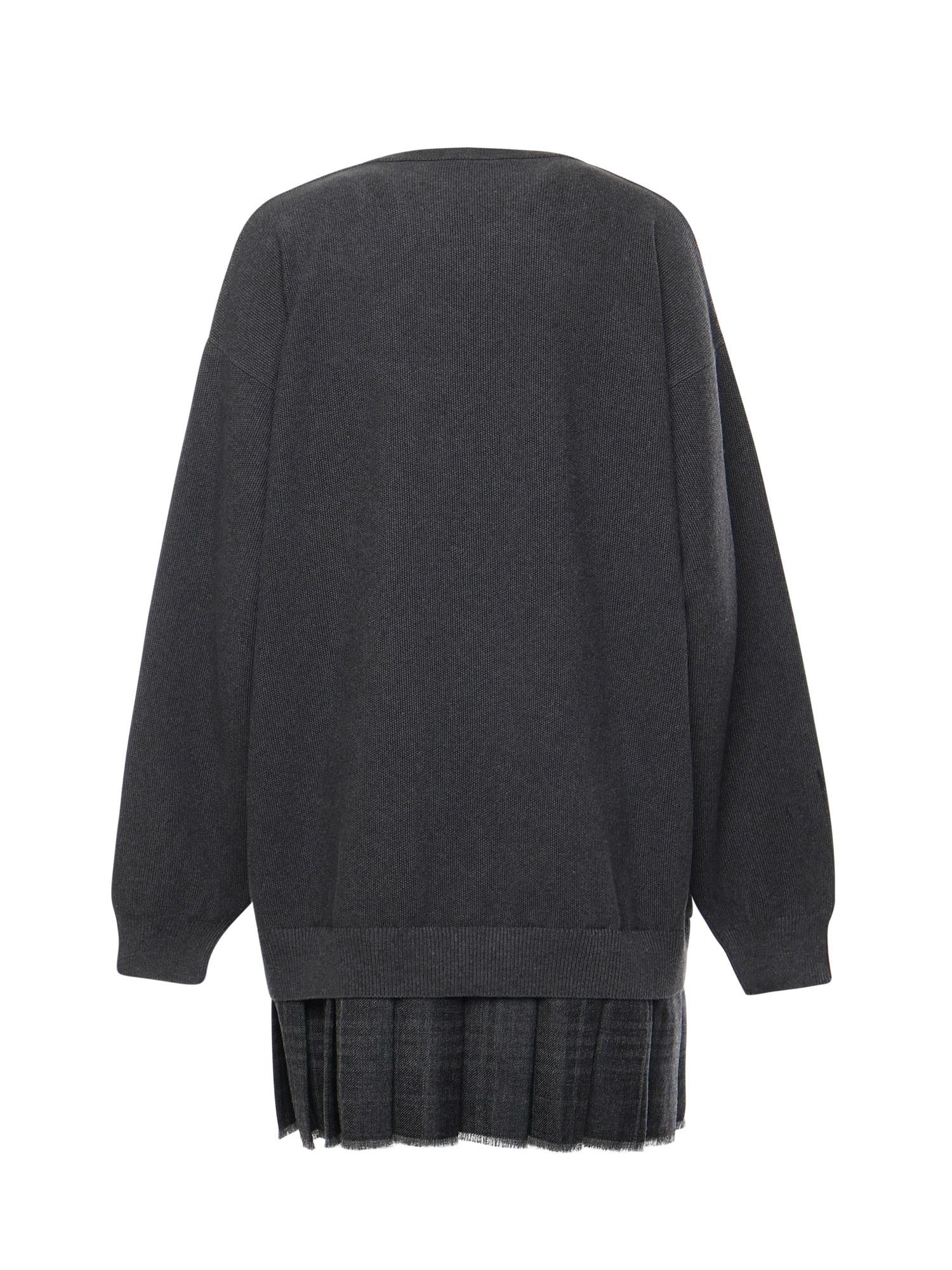 Abito Stile Pullover Layered In Maglia DI Piqué DI Cotone Balenciaga – Гарантія оригінальності – детальний вид