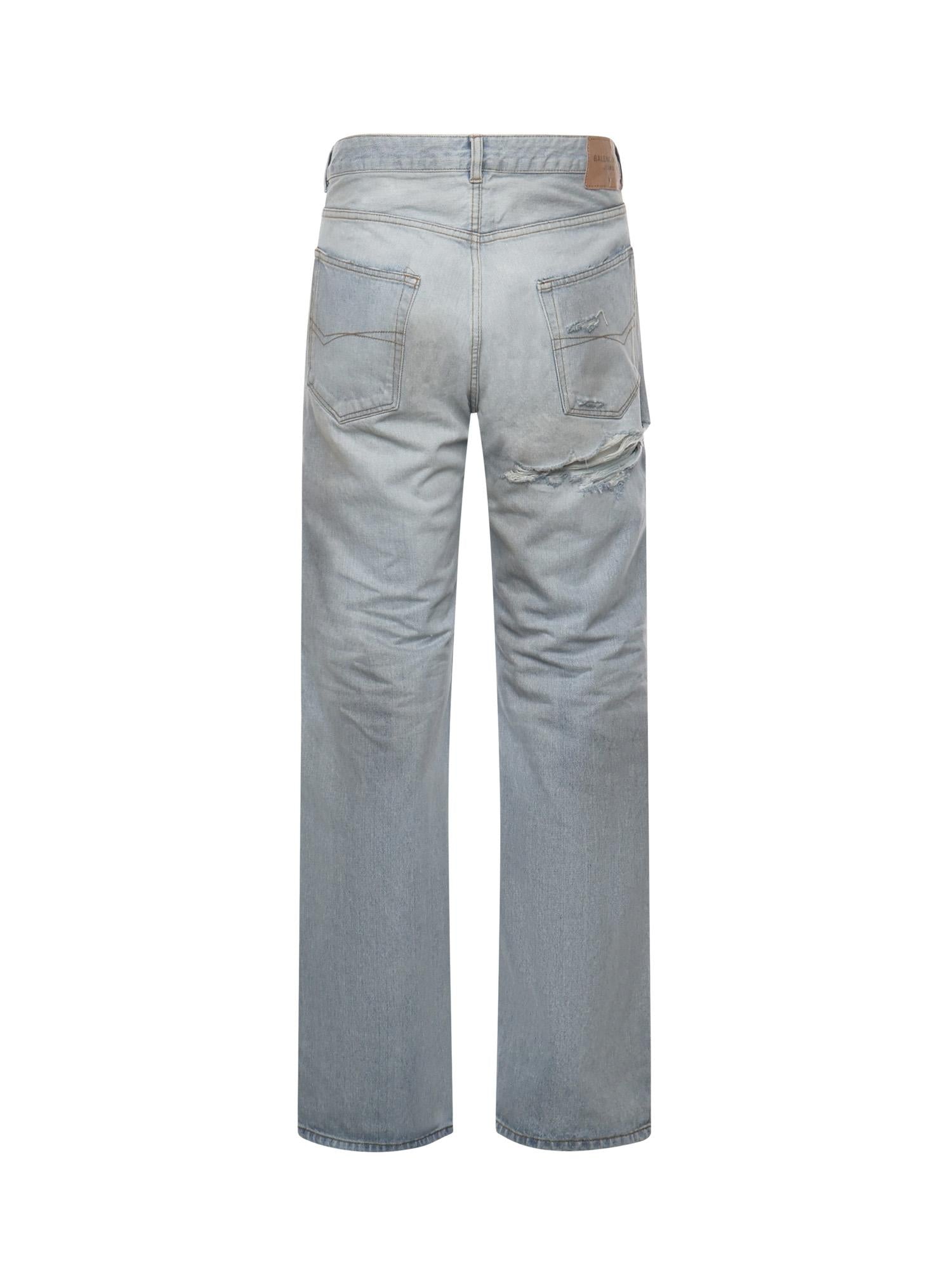 Jeans Destrutturati In Denim Balenciaga – Гарантія оригінальності – детальний вид