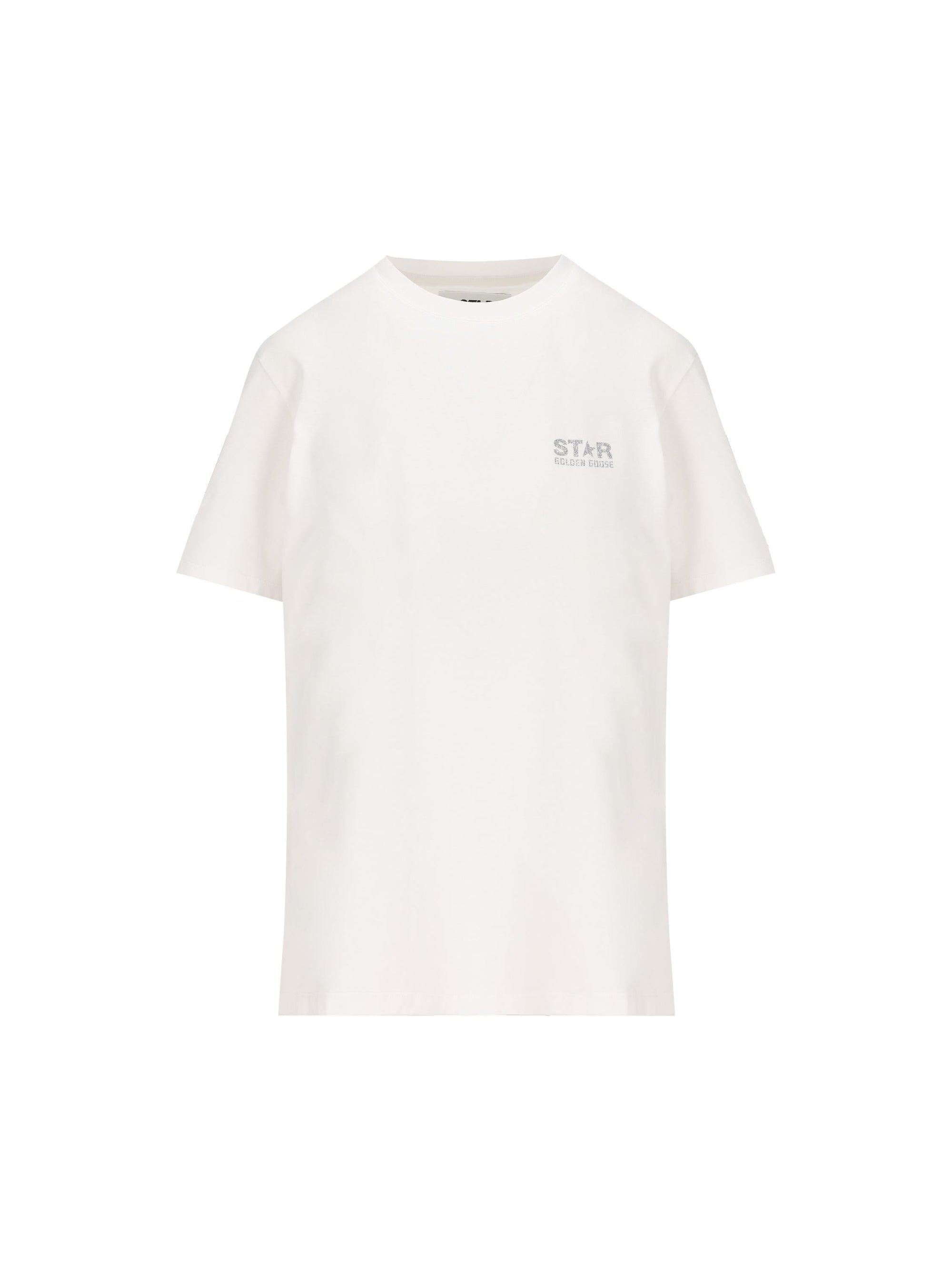 Оригінальна Cotton T Shirt Golden goose – боковий вид
