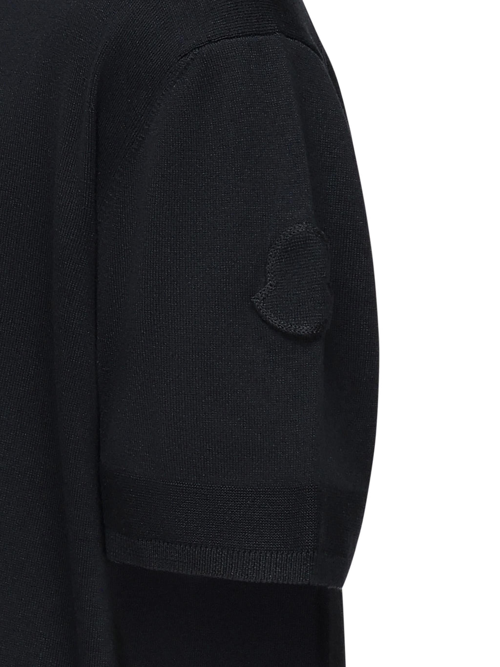 T-Shirt In Maglia DI Cotone E Seta Moncler – Гарантія оригінальності – вид ззаду
