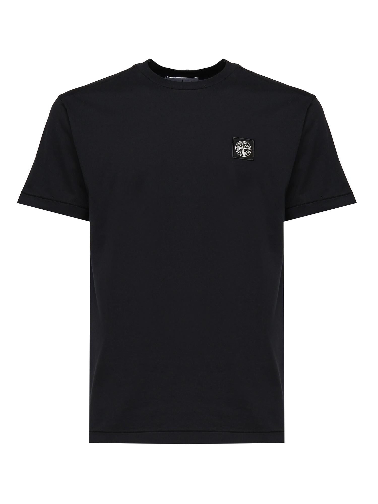 Оригінальна T-Shirt Con Logo Stone island – боковий вид