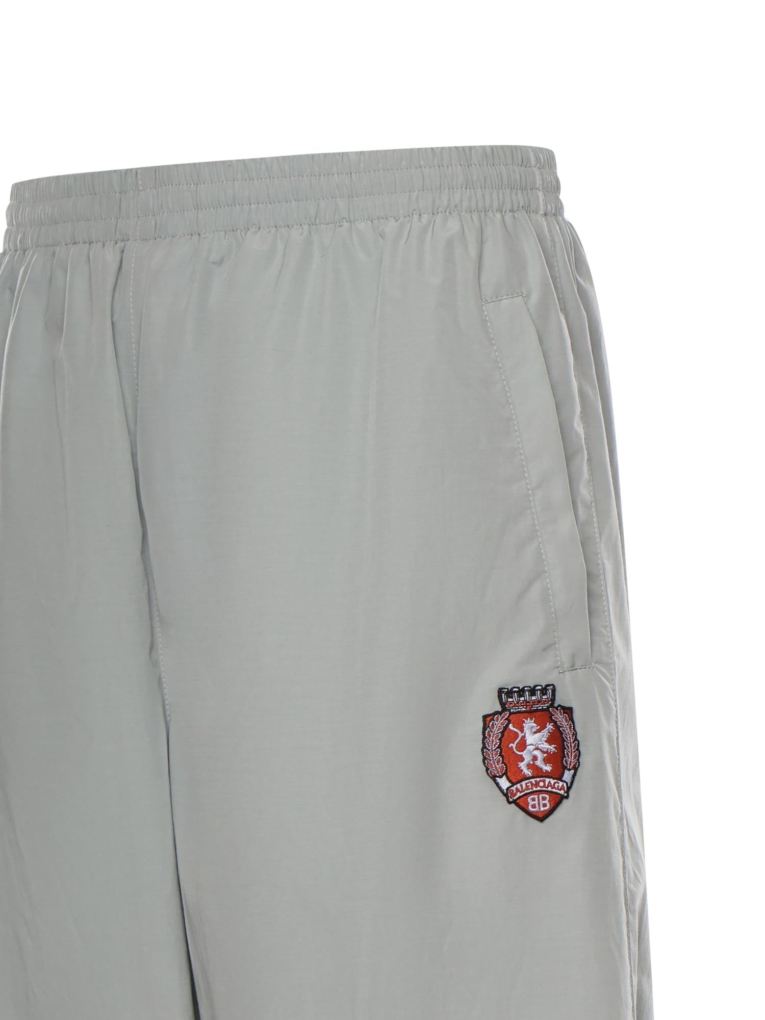 Pantaloni Da Tuta 3b Football In Popeline DI Cotone Tecnico Balenciaga оригінал – Купити в Україні – вид ззаду