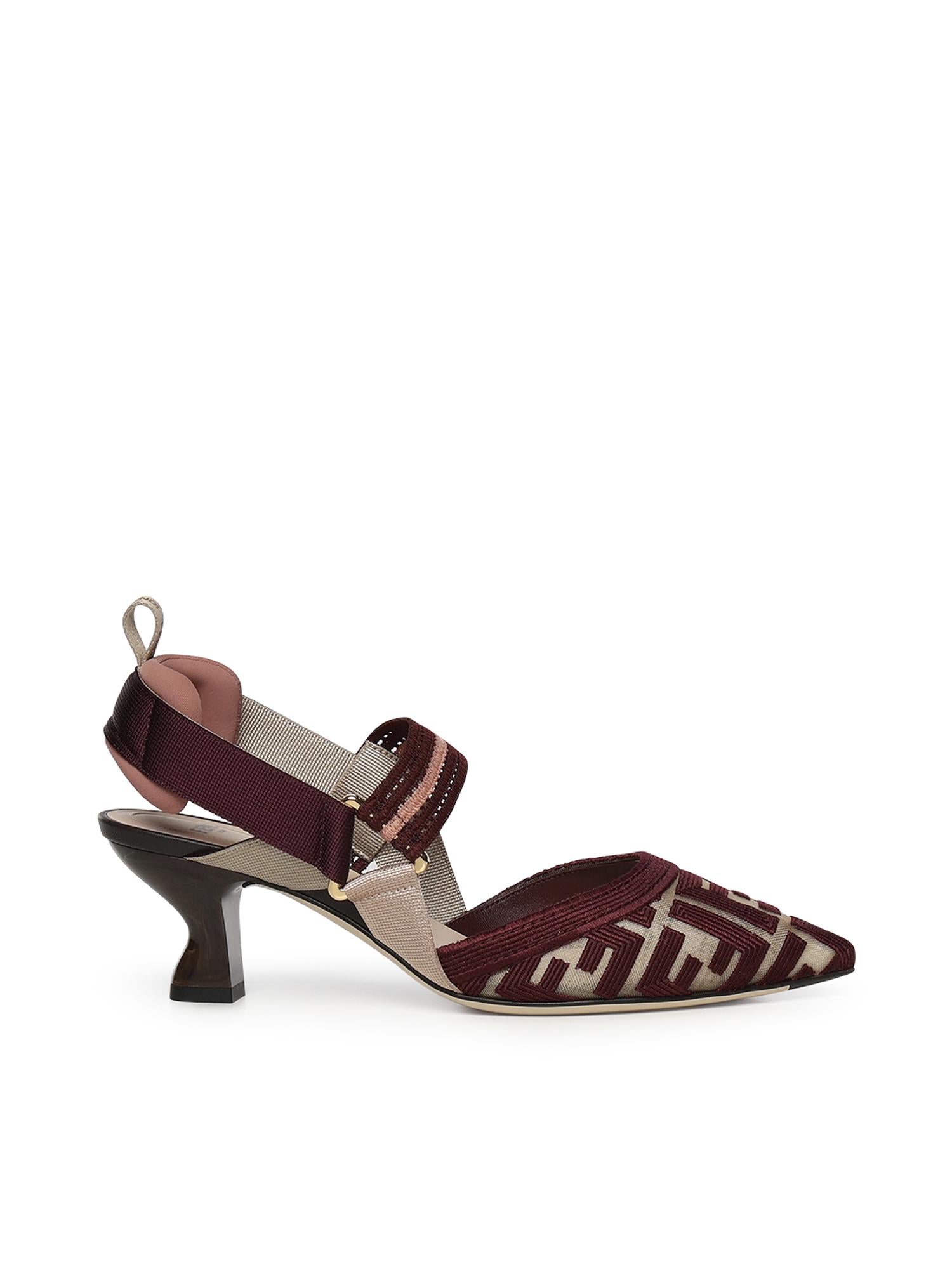 Slingback Colibrì Fendi – Гарантія оригінальності – боковий вид