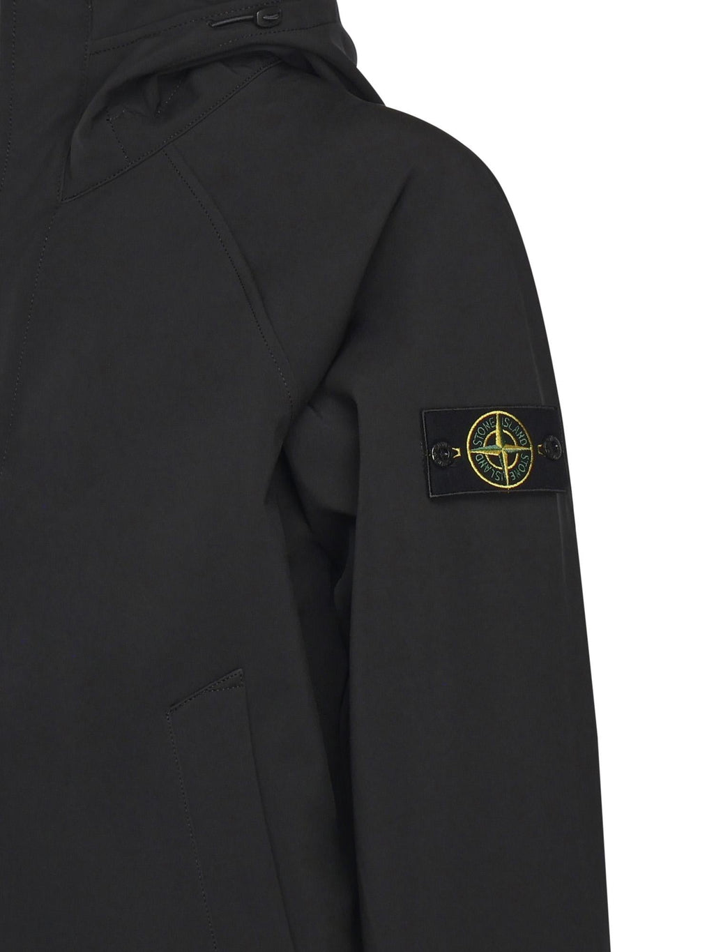 Parka Con Cappuccio E Logo Stone island оригінал – Купити в Україні – вид ззаду