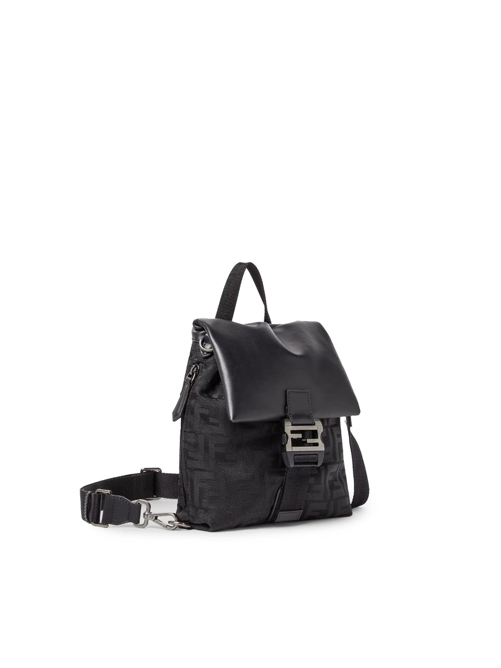 Borsa Fendi Flux In Nylon Ff E Pelle Fendi – Гарантія оригінальності – вид ззаду