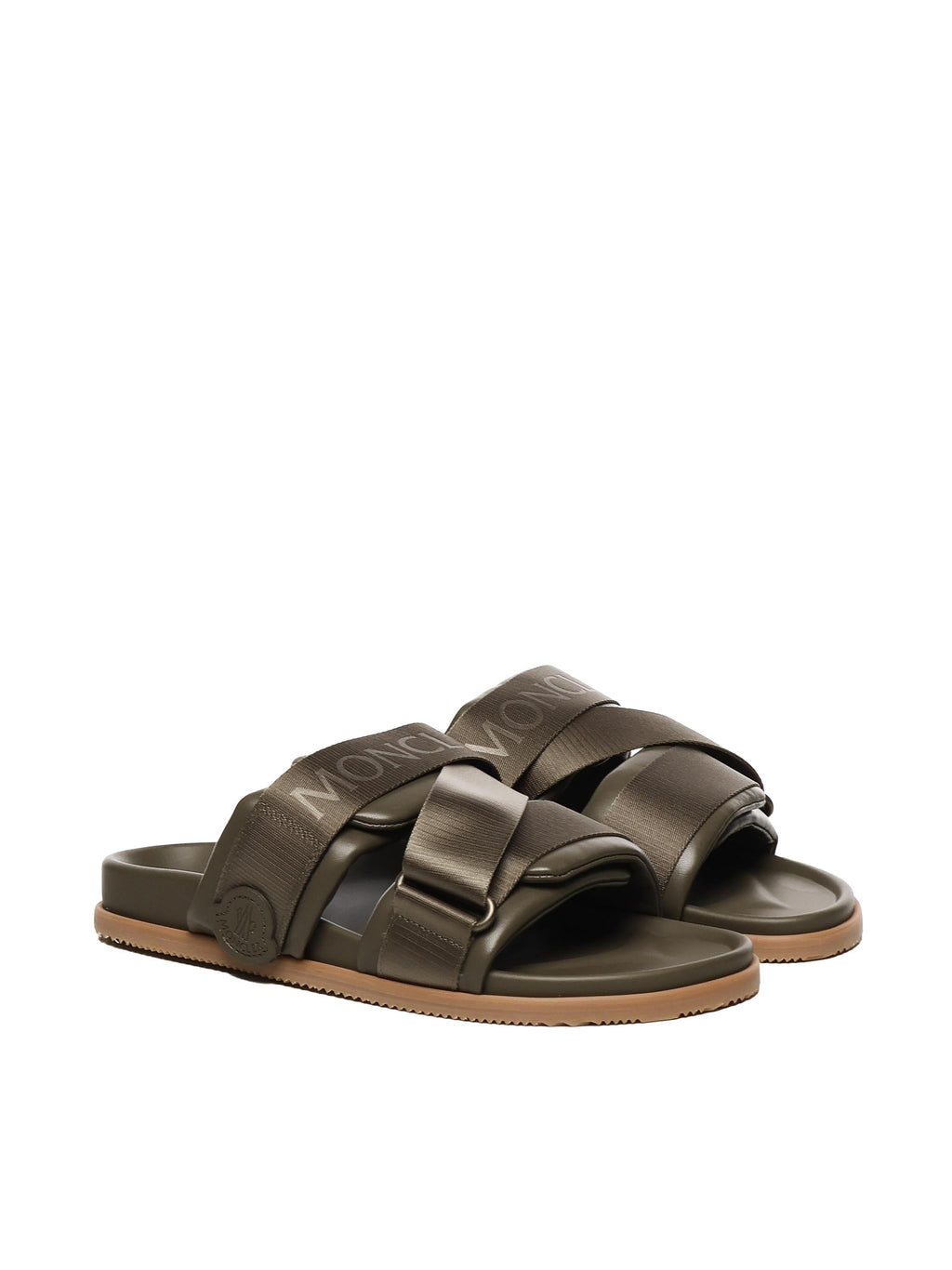 Оригінальна Slide Mon In Nappa Moncler – вид ззаду