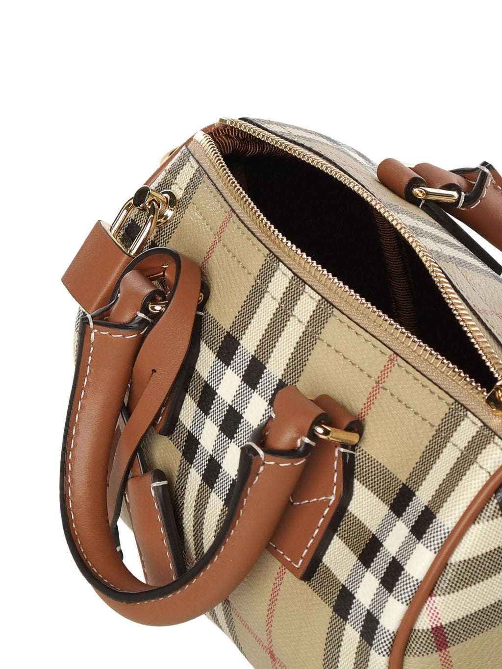 Оригінальна Borsa Bowling Mini Check Burberry – збільшений вид