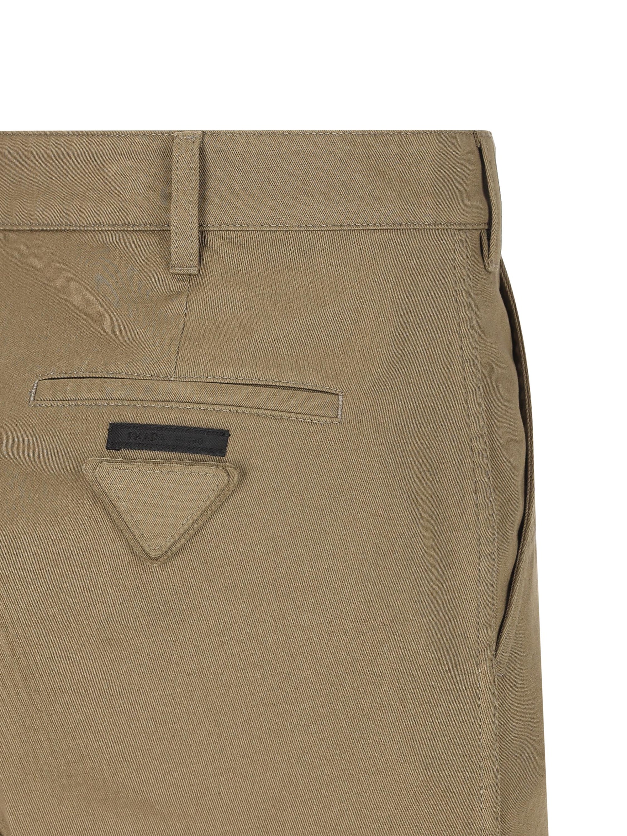 Cotton Chino Pants Prada – Гарантія оригінальності – детальний вид