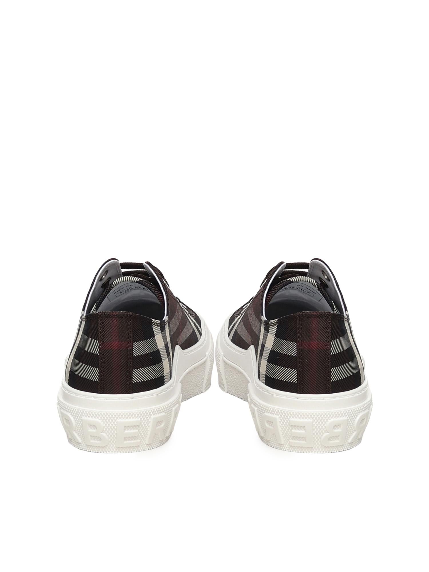 Sneaker Check Burberry – Гарантія оригінальності – детальний вид
