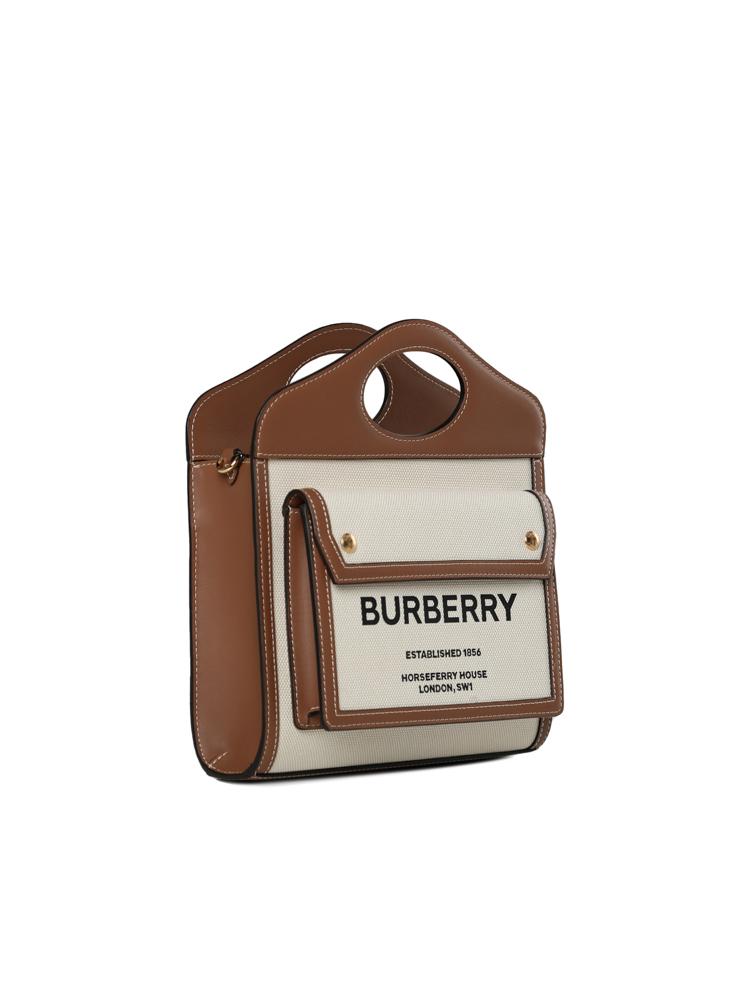 Mini Bag Pocket Con Logo Burberry оригінал – Купити в Україні – вид ззаду